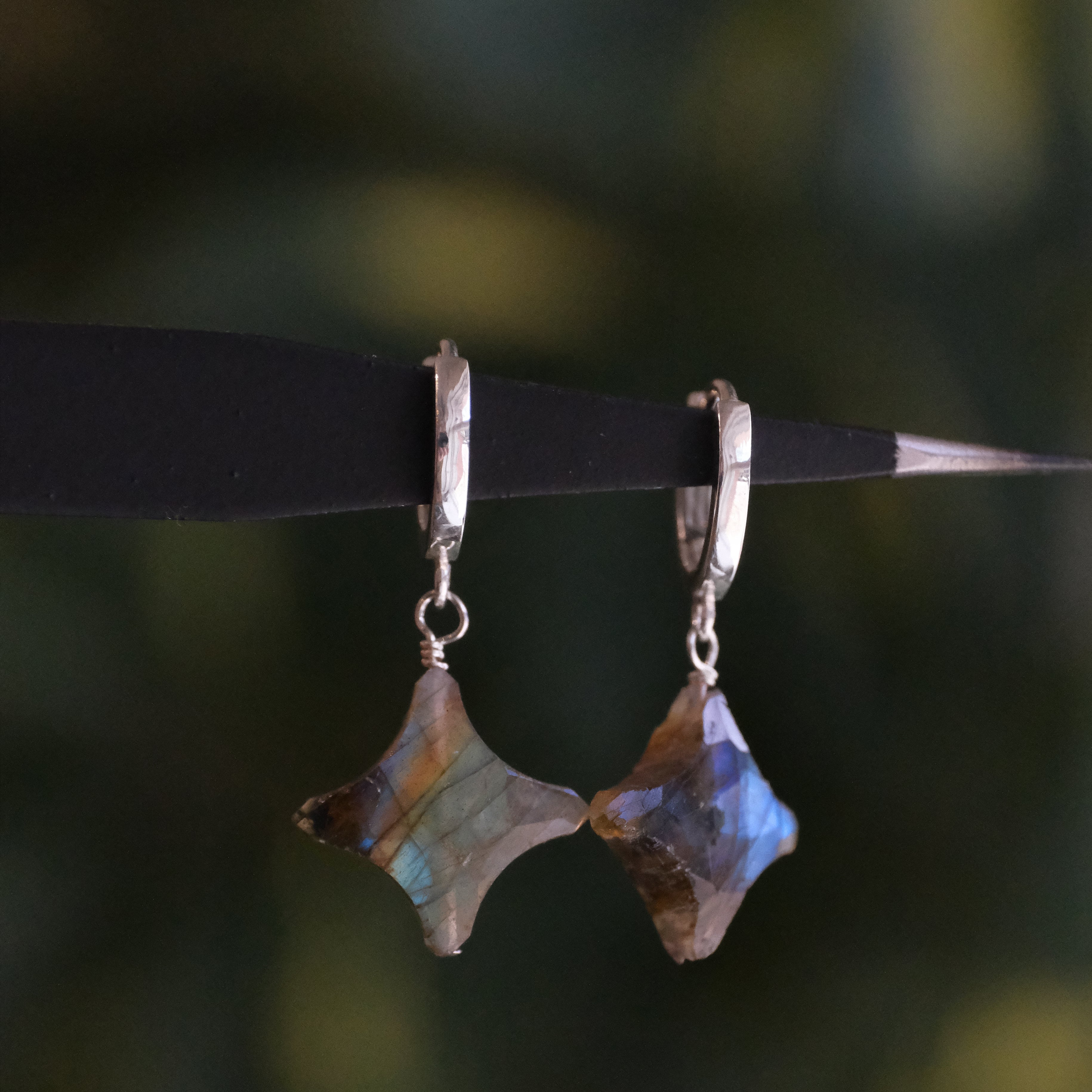 Labradorite Starbrite Hugger Earrings