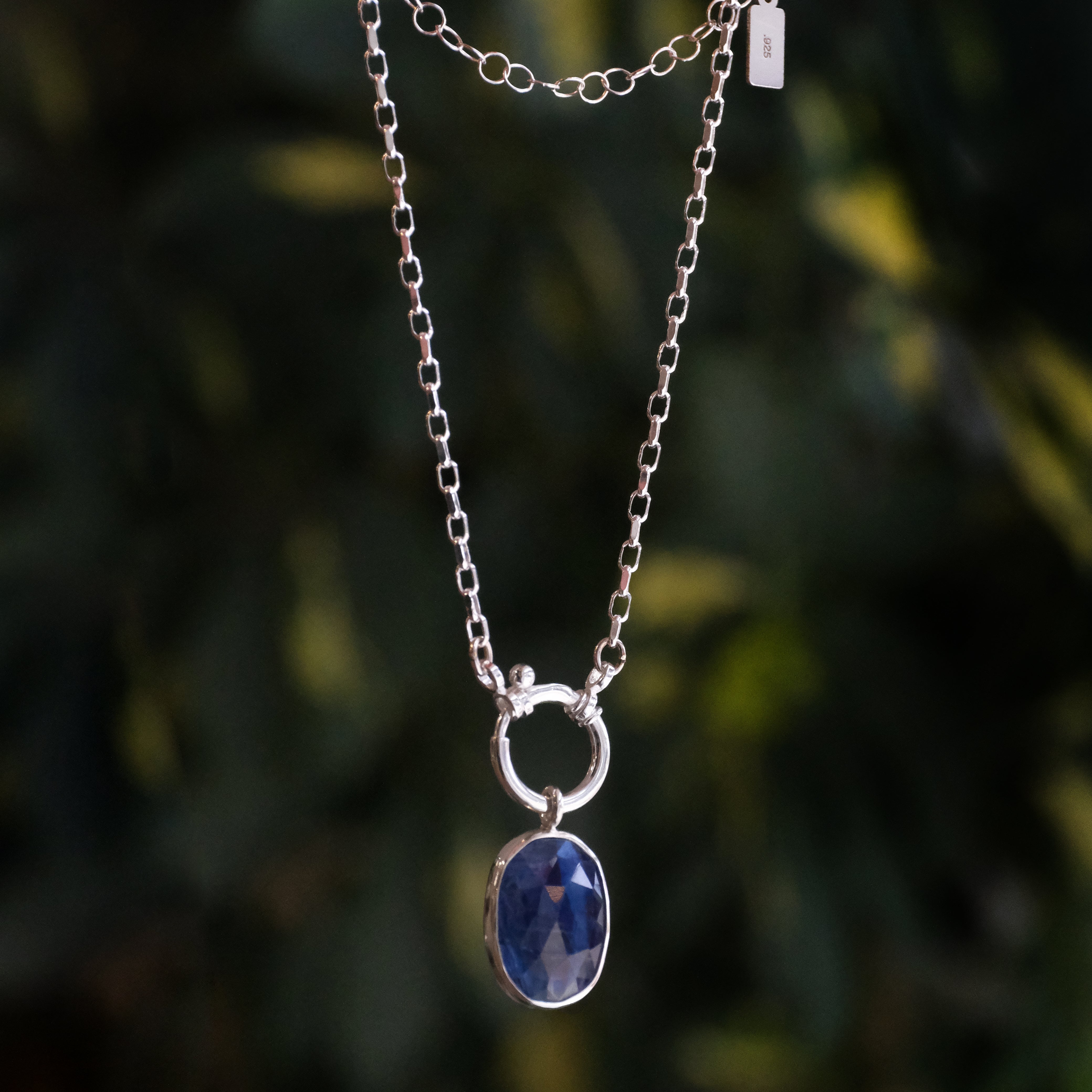 Kyanite Charm Keeper Necklace - One of a Kind