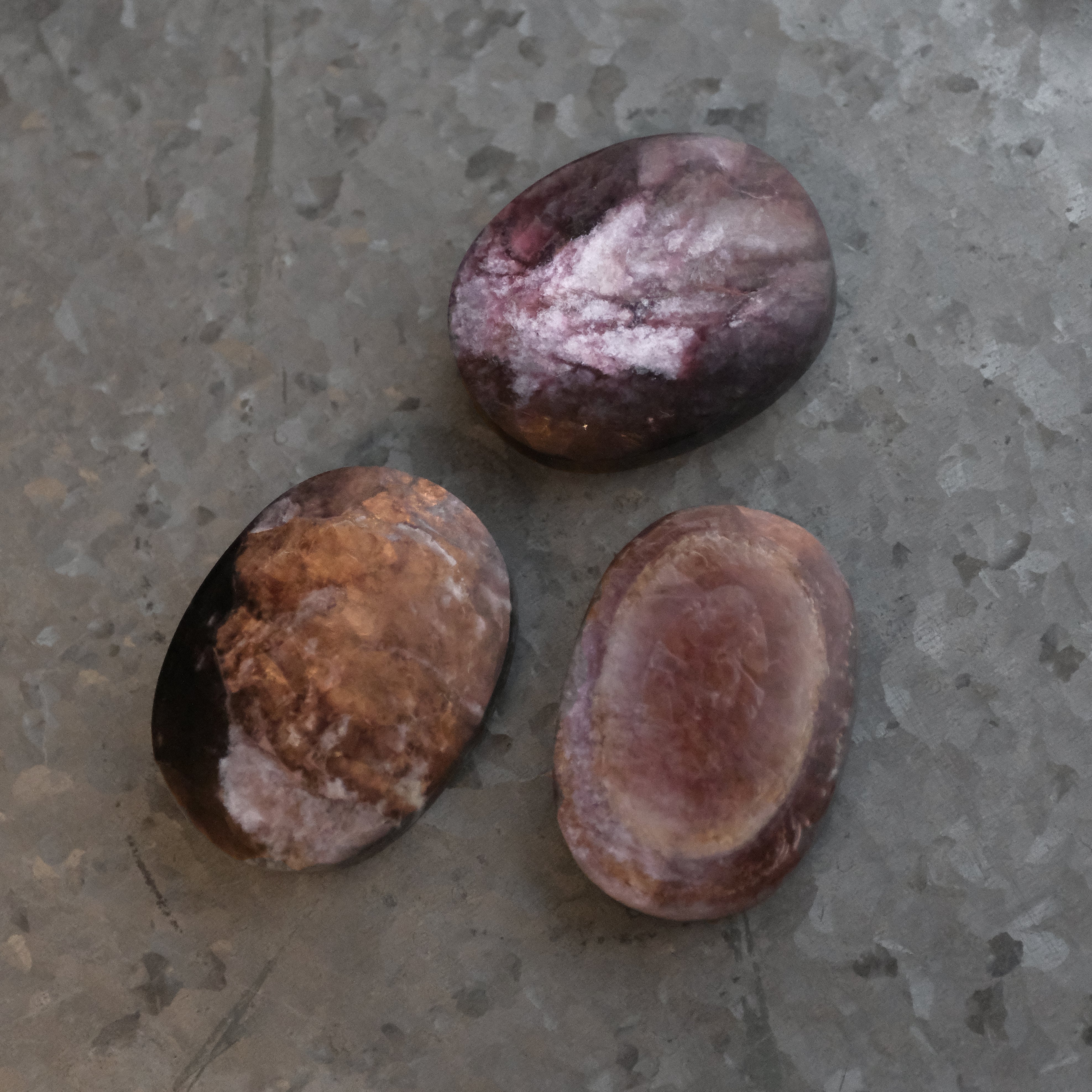 Lepidolite Palm Stone
