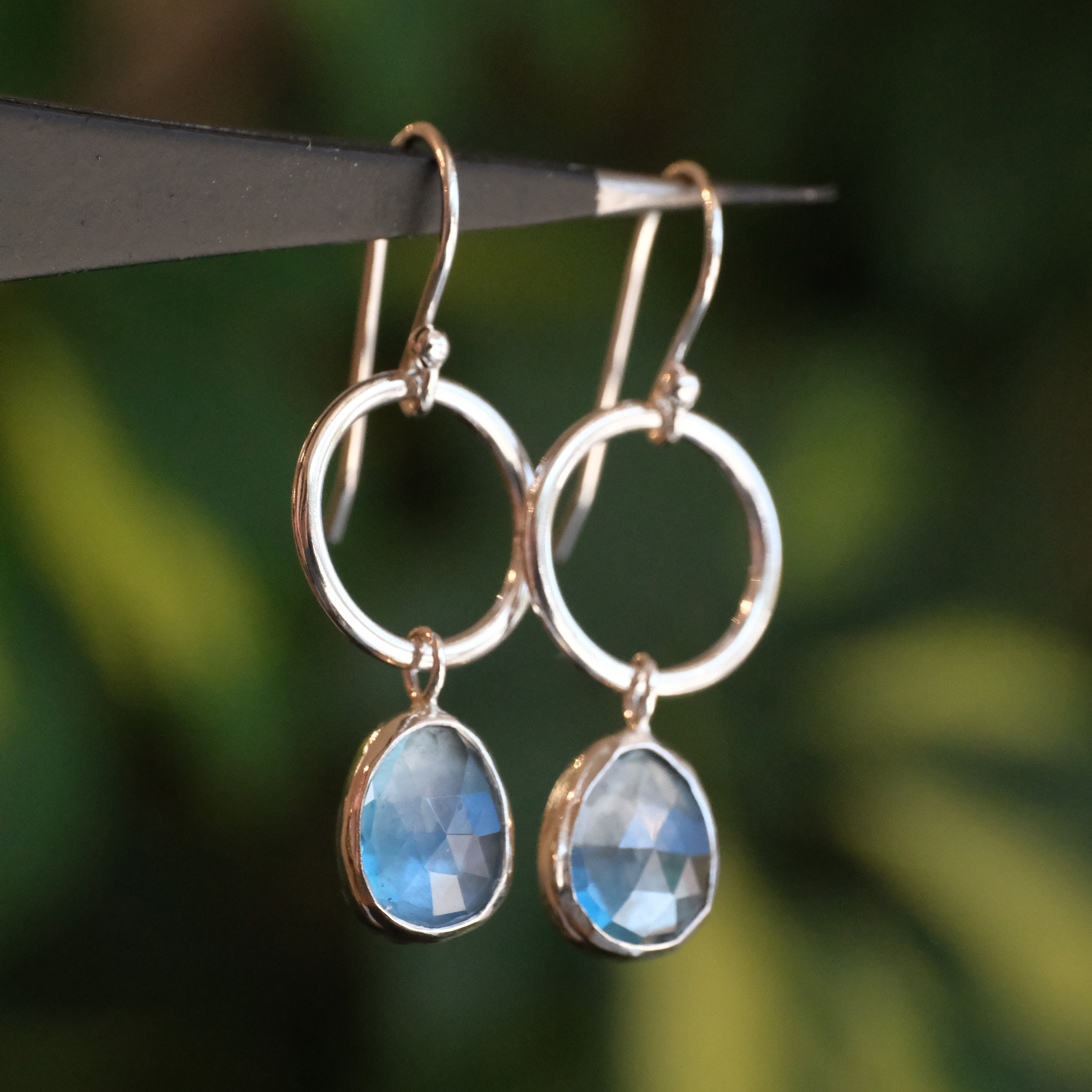 Drops of Neptune Topaz Earrings