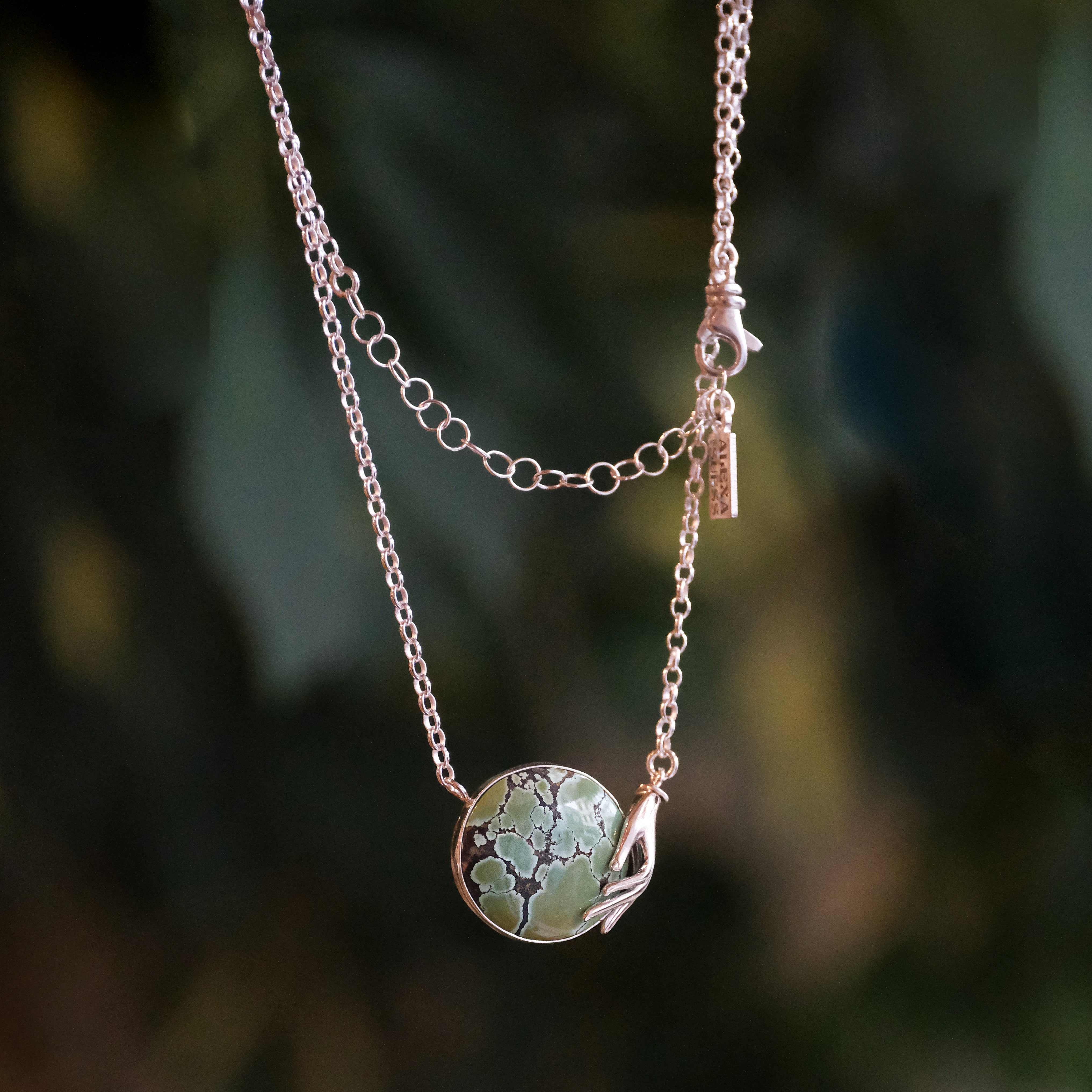 Her Mercy Turquoise + Sterling Necklace - One of a Kind