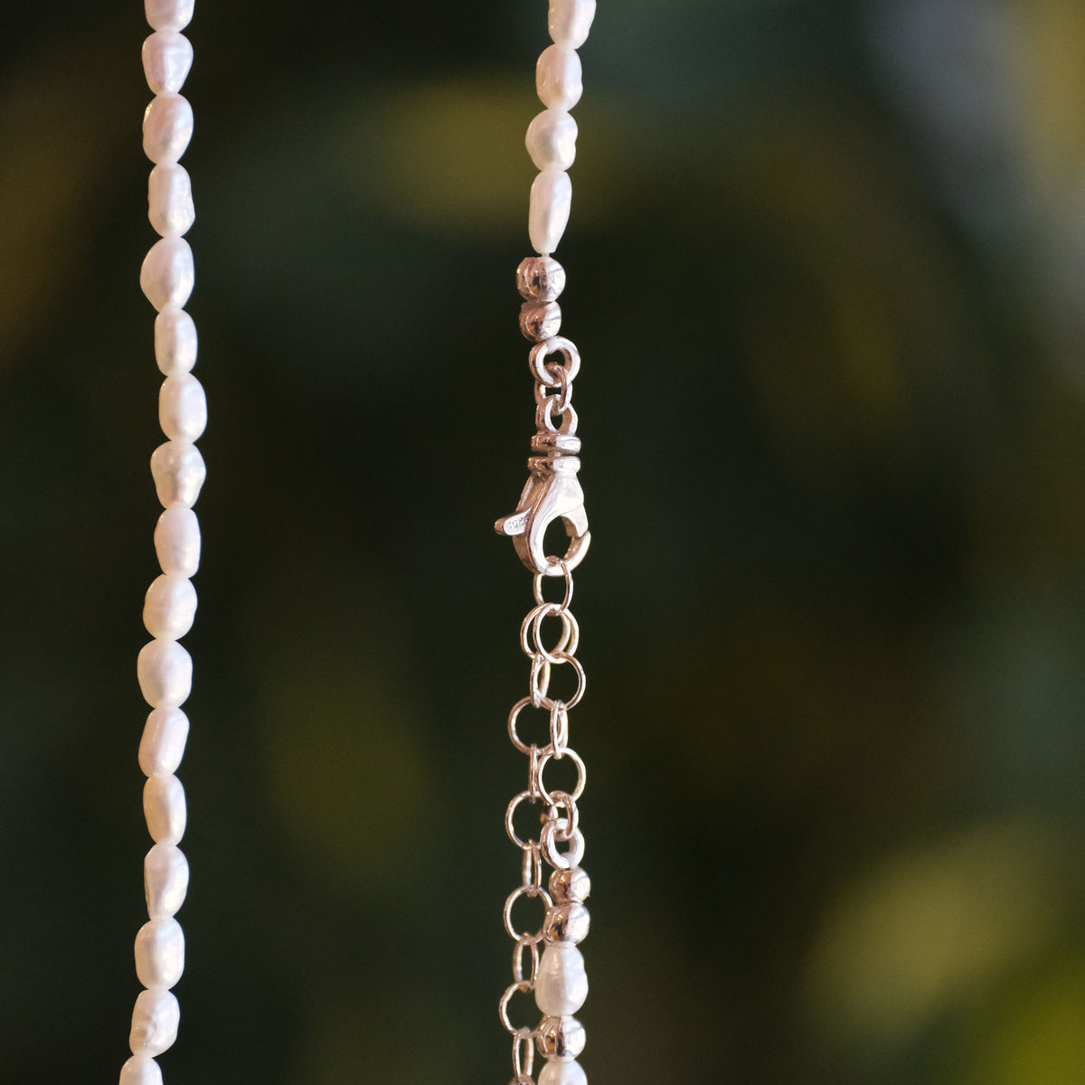 Tourmaline + Freshwater Pearl Rainbow Necklace - One of a Kind
