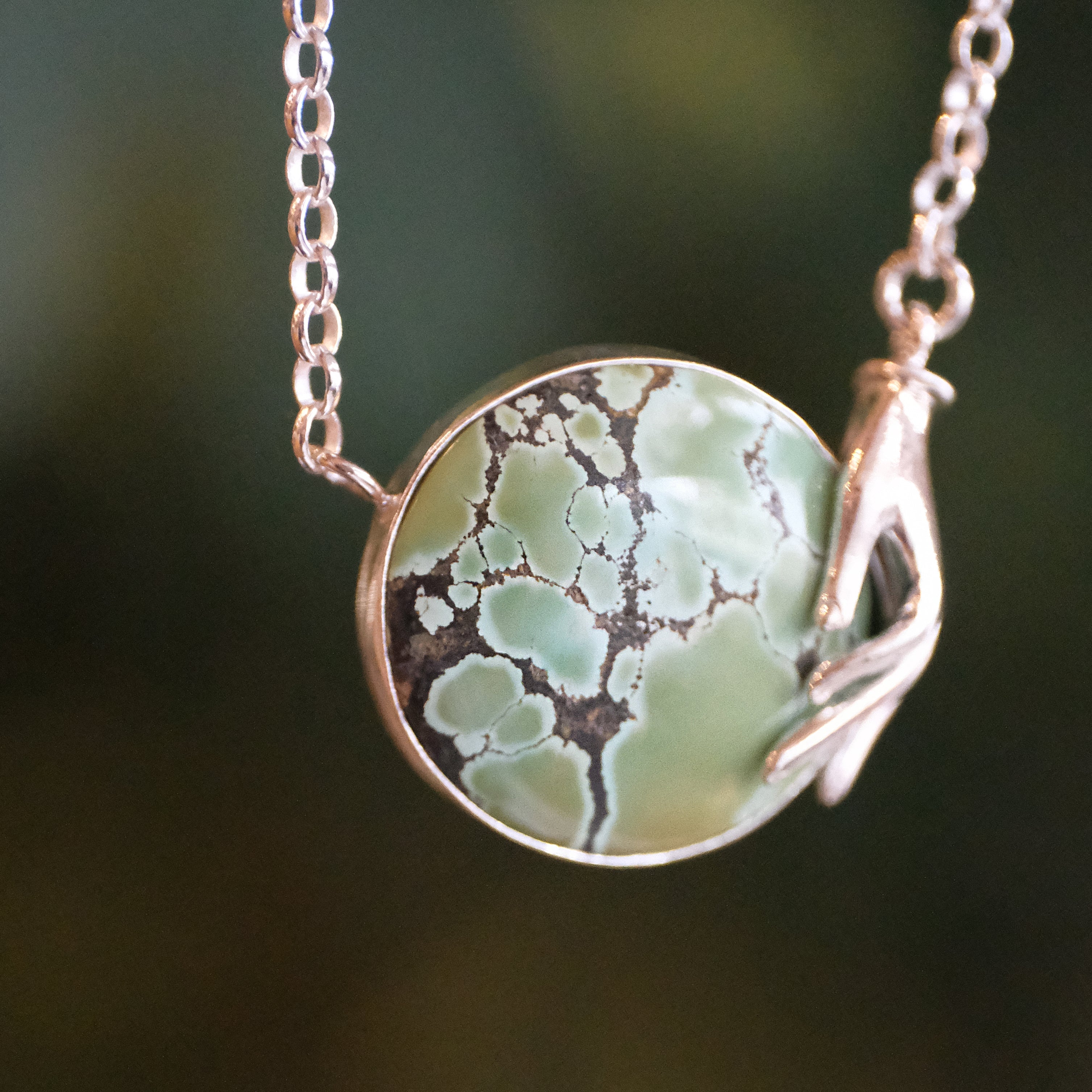 Her Mercy Turquoise + Sterling Necklace - One of a Kind