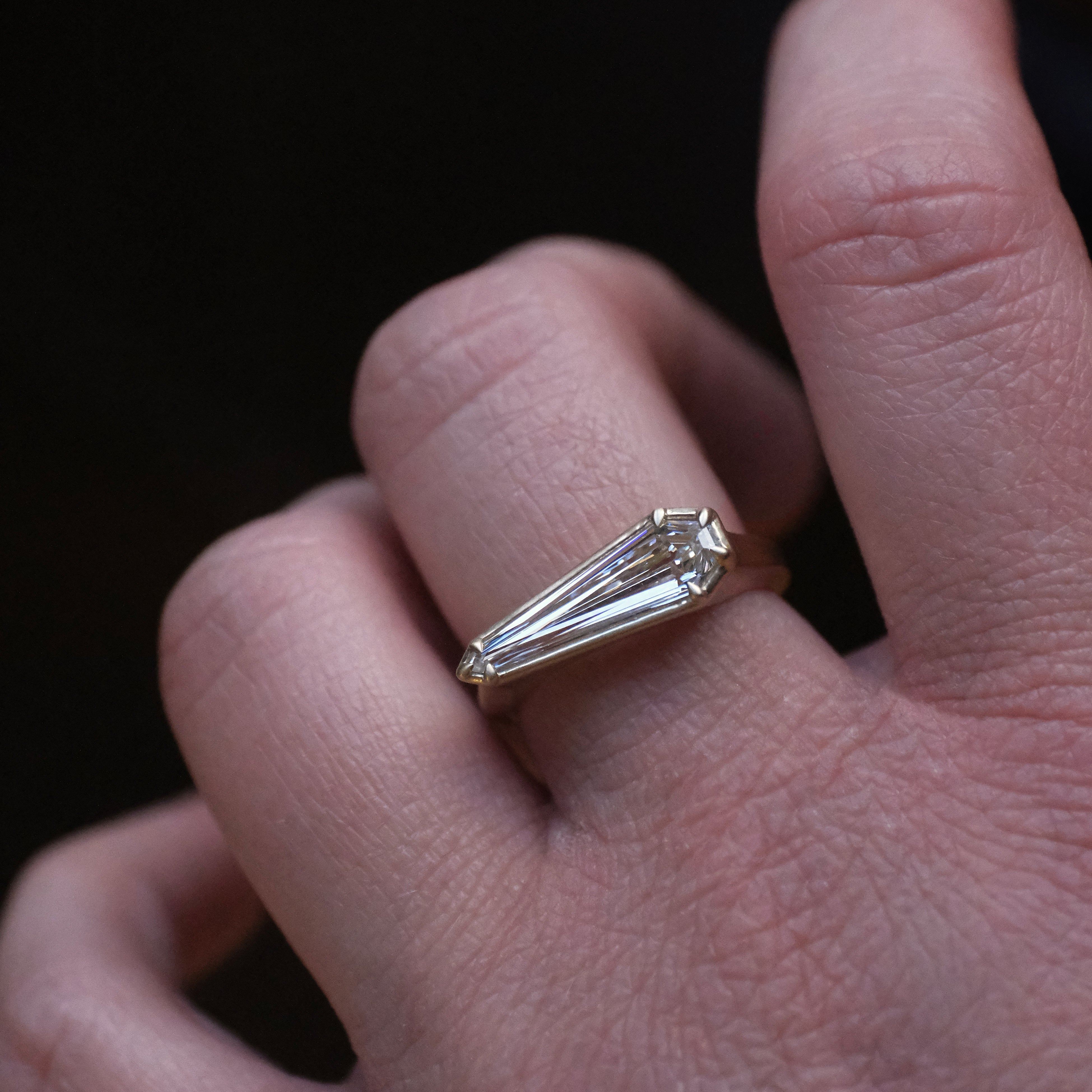 14k + Lab Diamond Nyx Ring