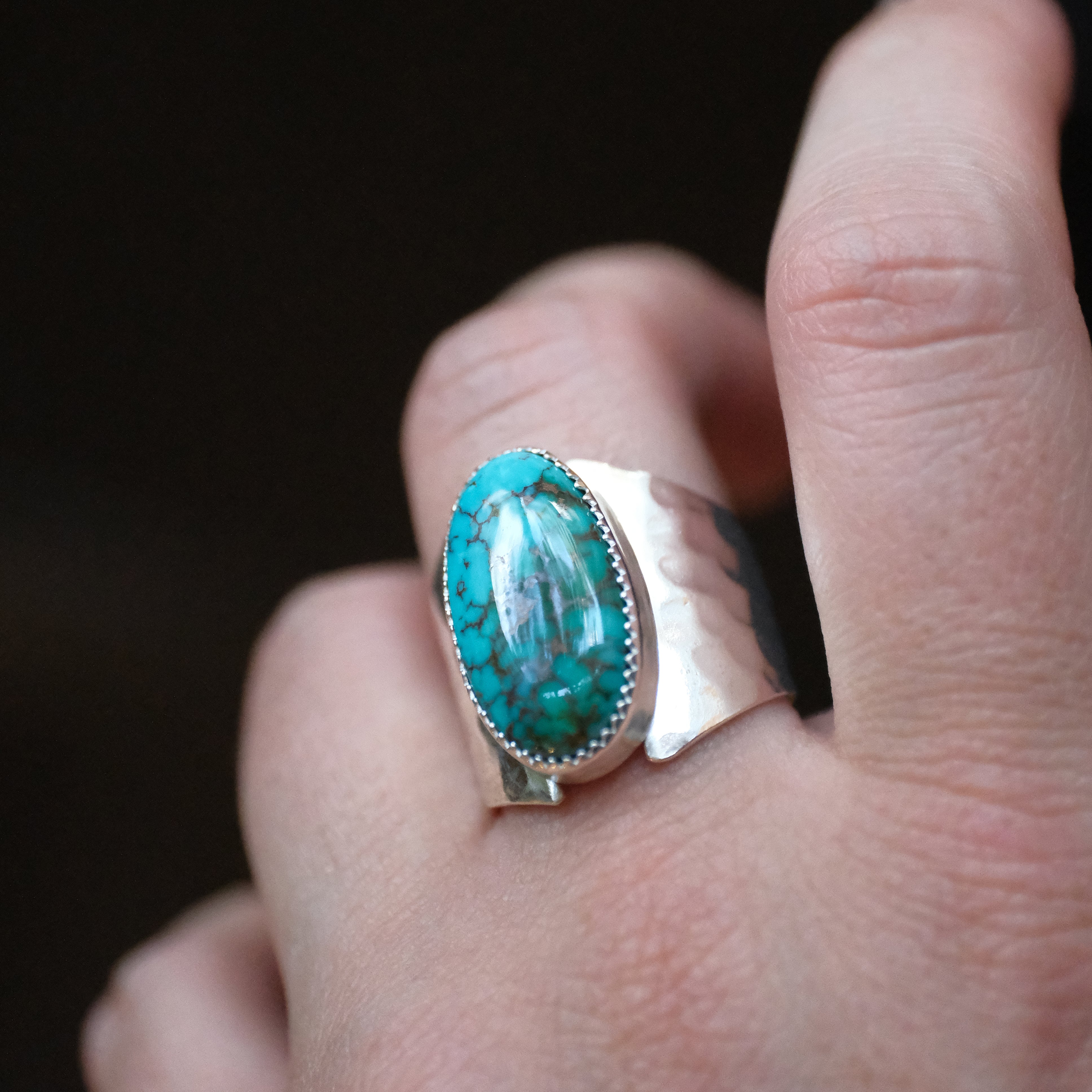 Turquoise Saddle Ring (Size 7) - One of a Kind