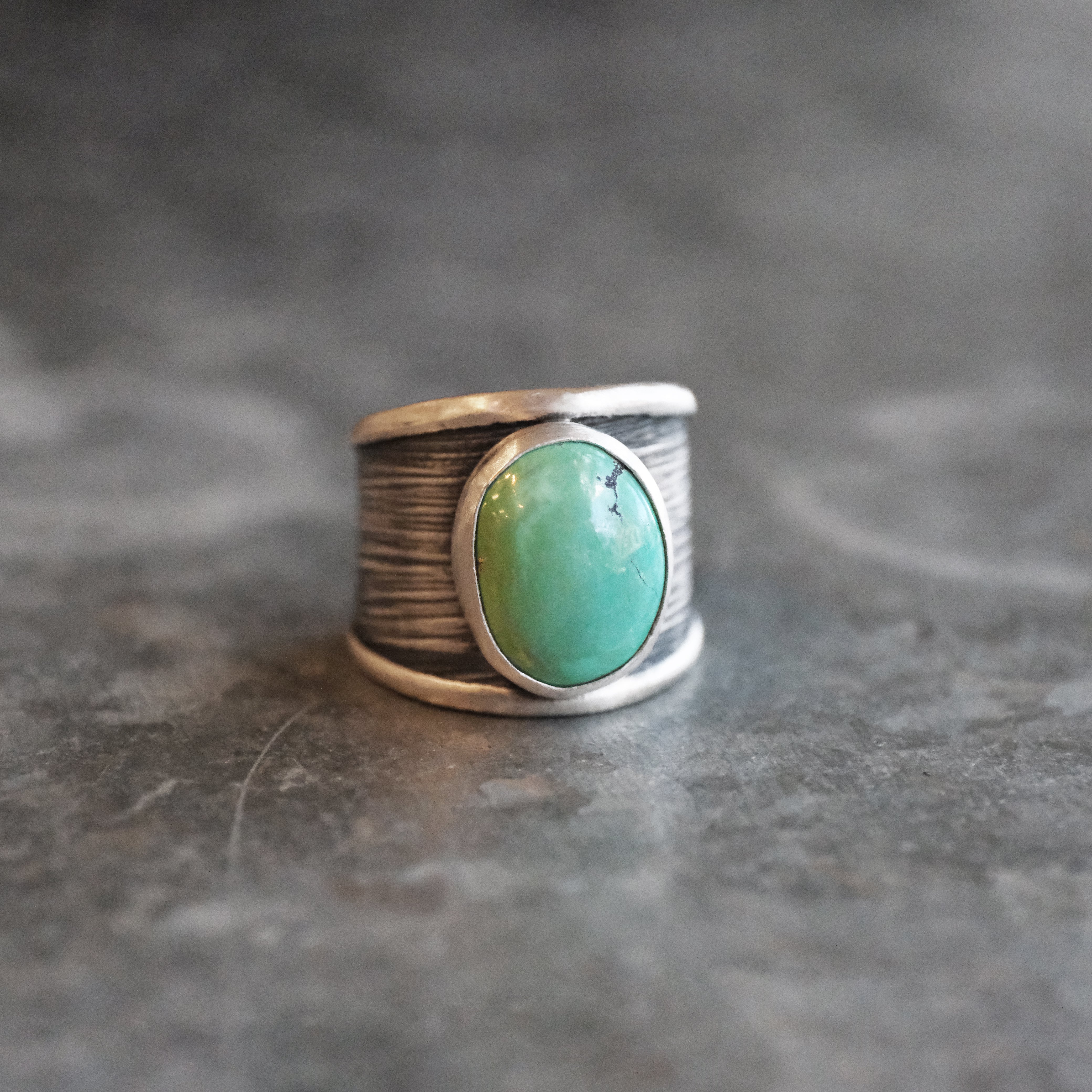Sterling + Turquoise Winslow Ring (Adjustable) - One of a Kind