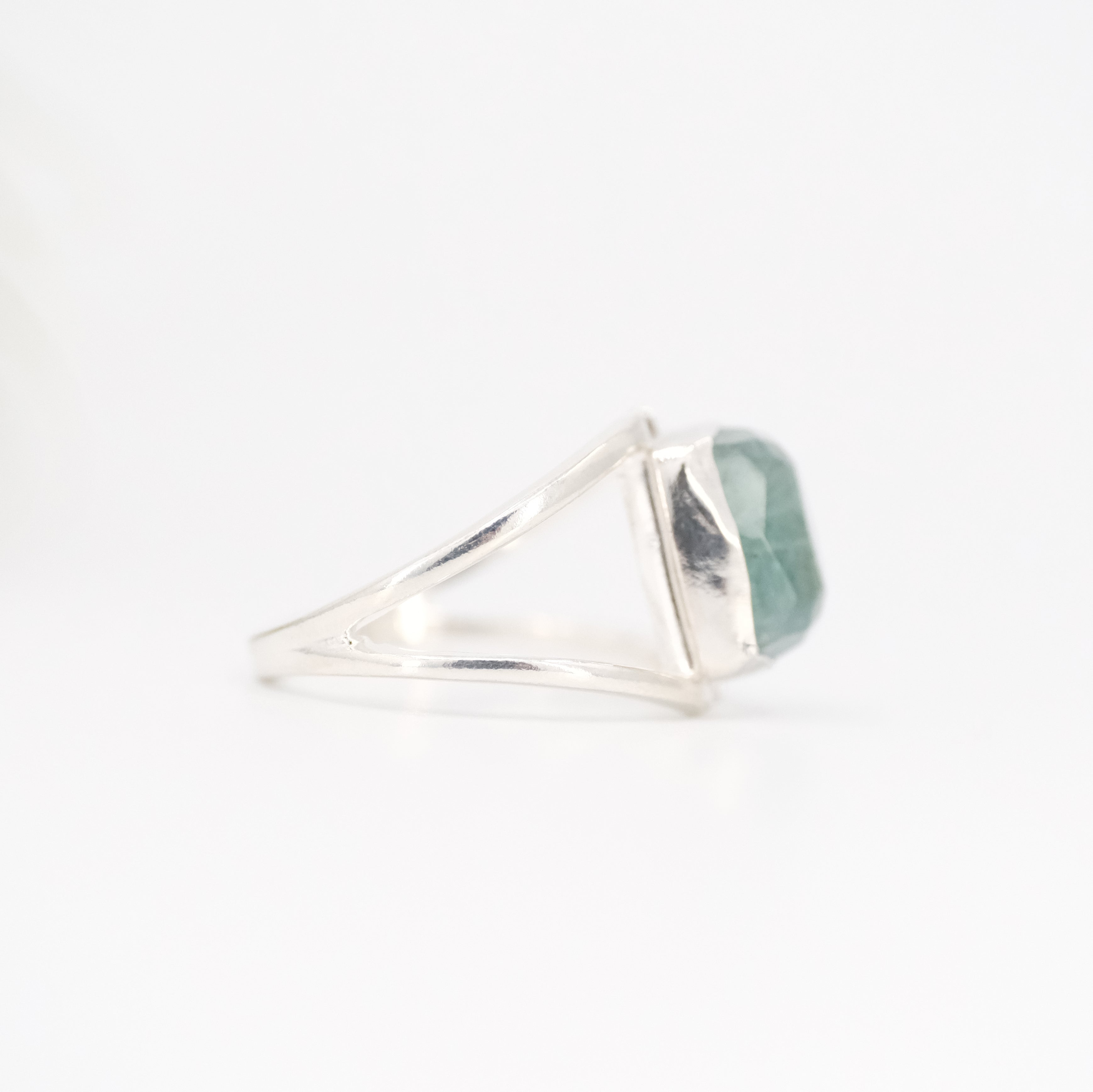 Blue Tourmaline Candy Ring (Size 8) - One of a Kind