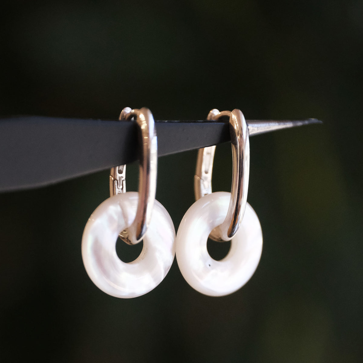 Two-In-One Mother of Pearl Oaxaca Earrings