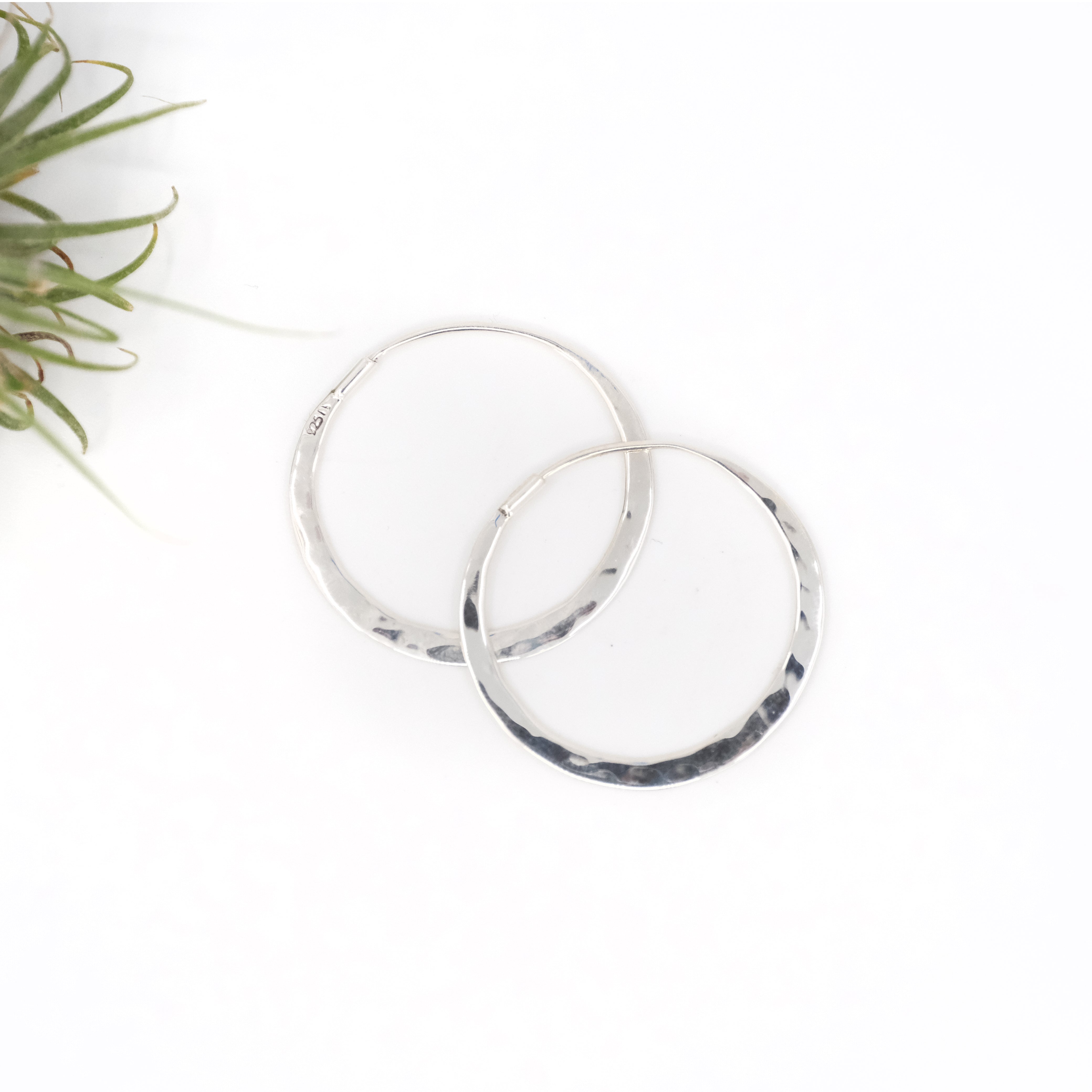 Sterling Silver Knox Hoops