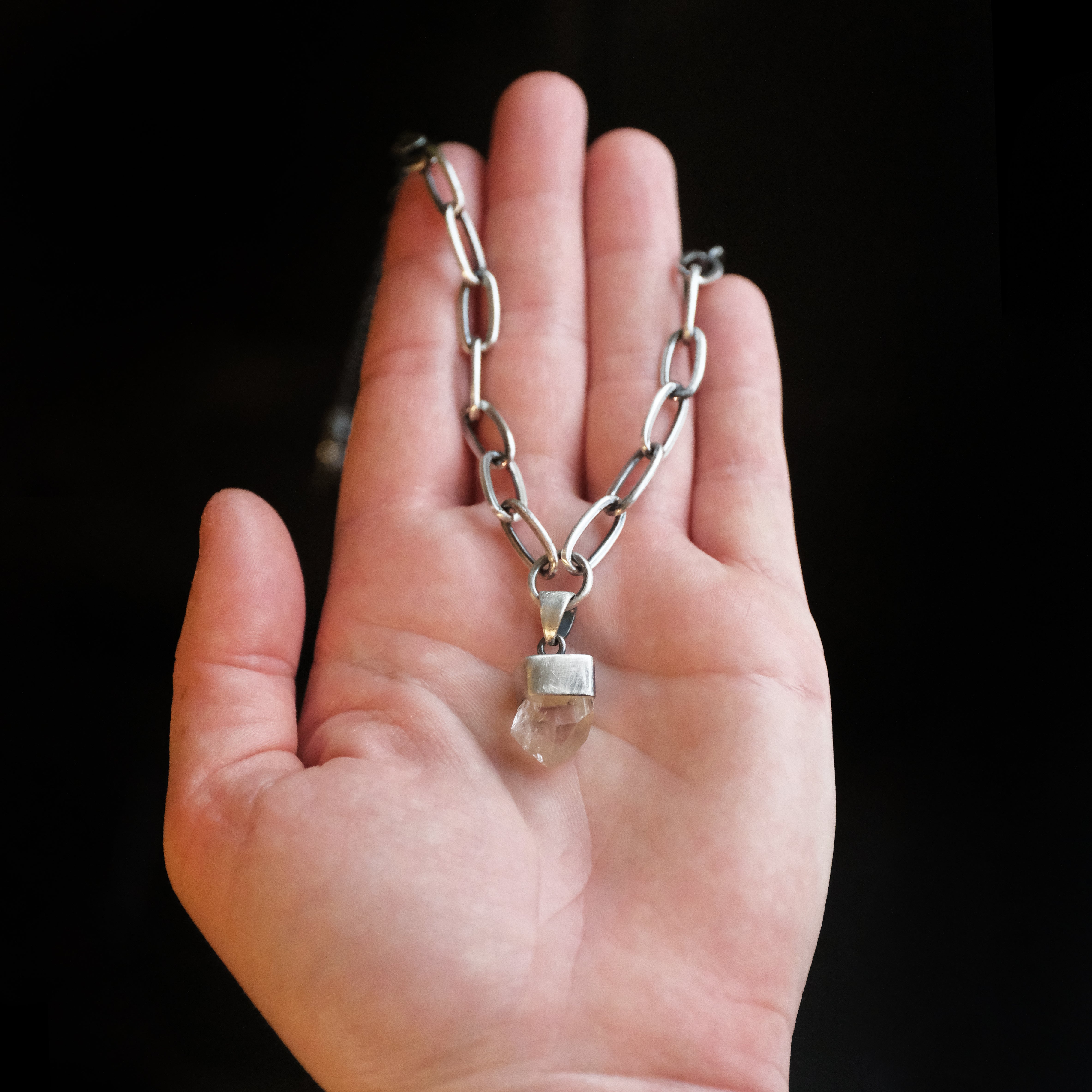 Sterling + Crystal Mystic Necklace - One of a Kind