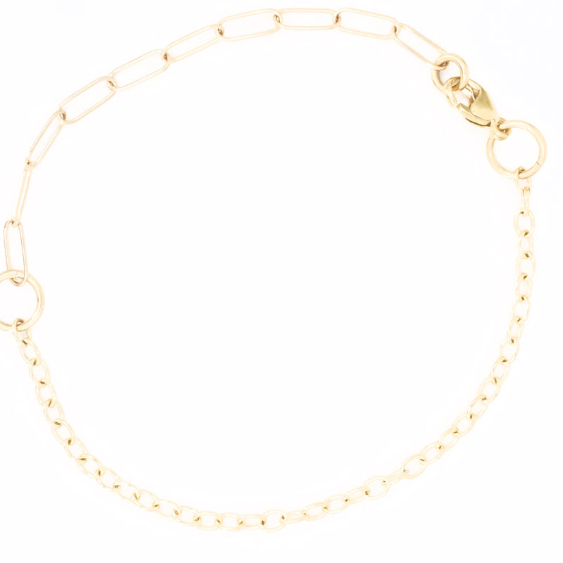 14k Duo Chain Bracelet