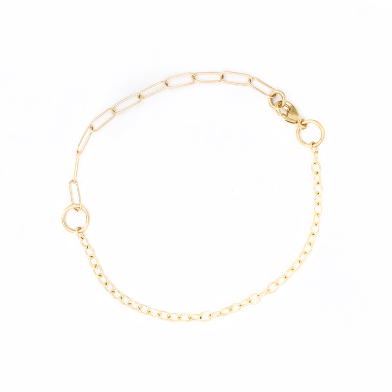 14k Duo Chain Bracelet