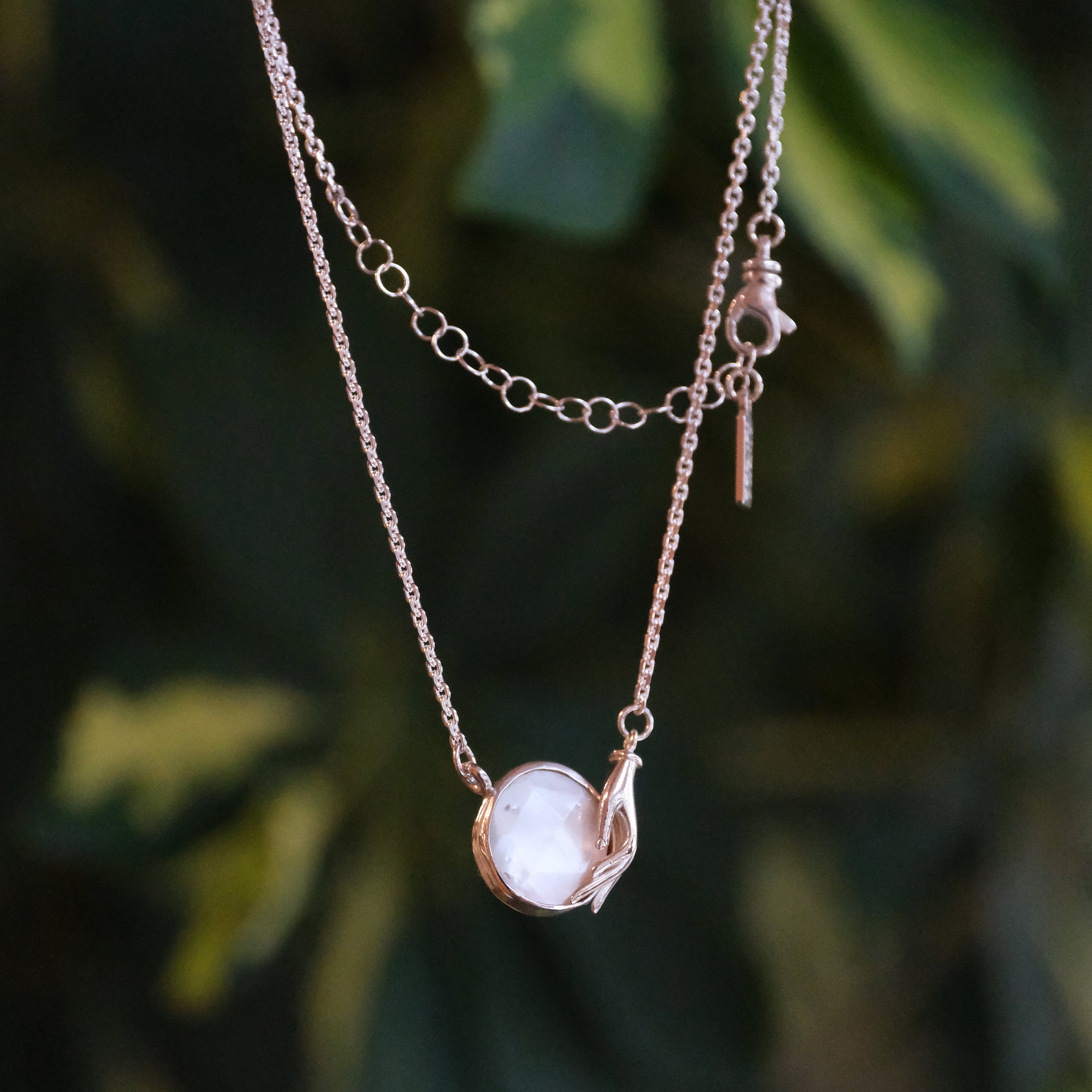 Mother of Pearl Mercy Necklace - One of a Kind