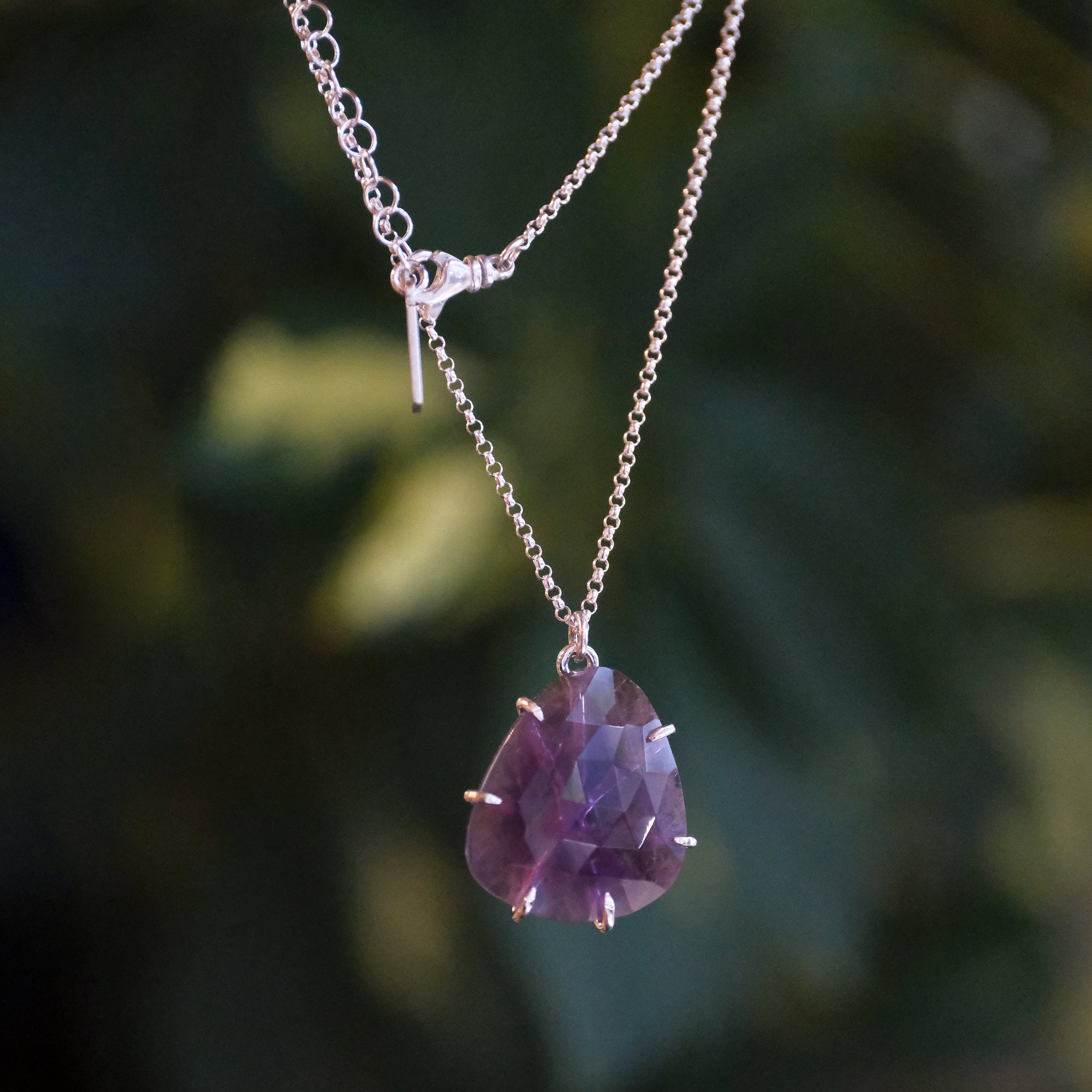 Amethyst Radiant Necklace - One of a Kind