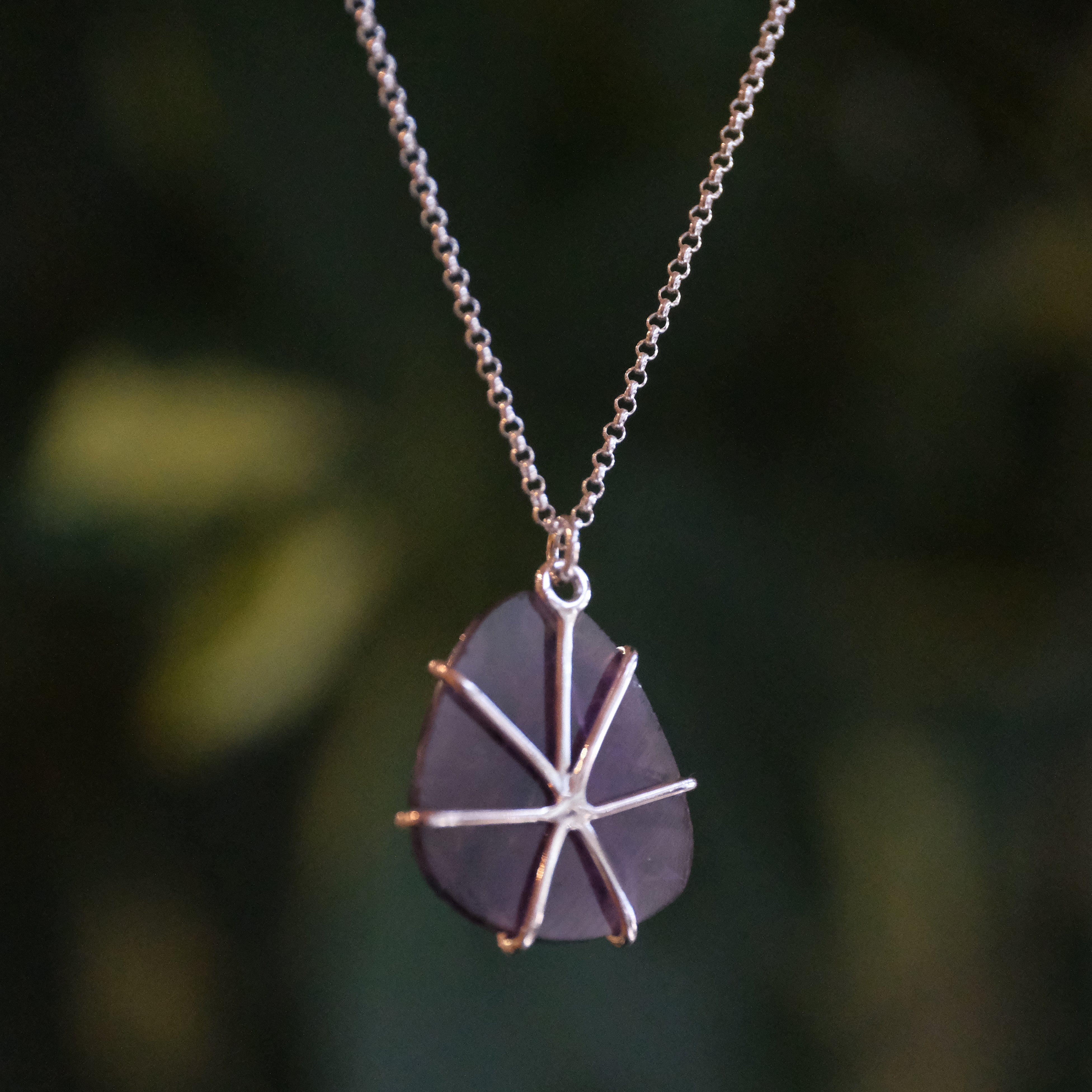 Amethyst Radiant Necklace - One of a Kind