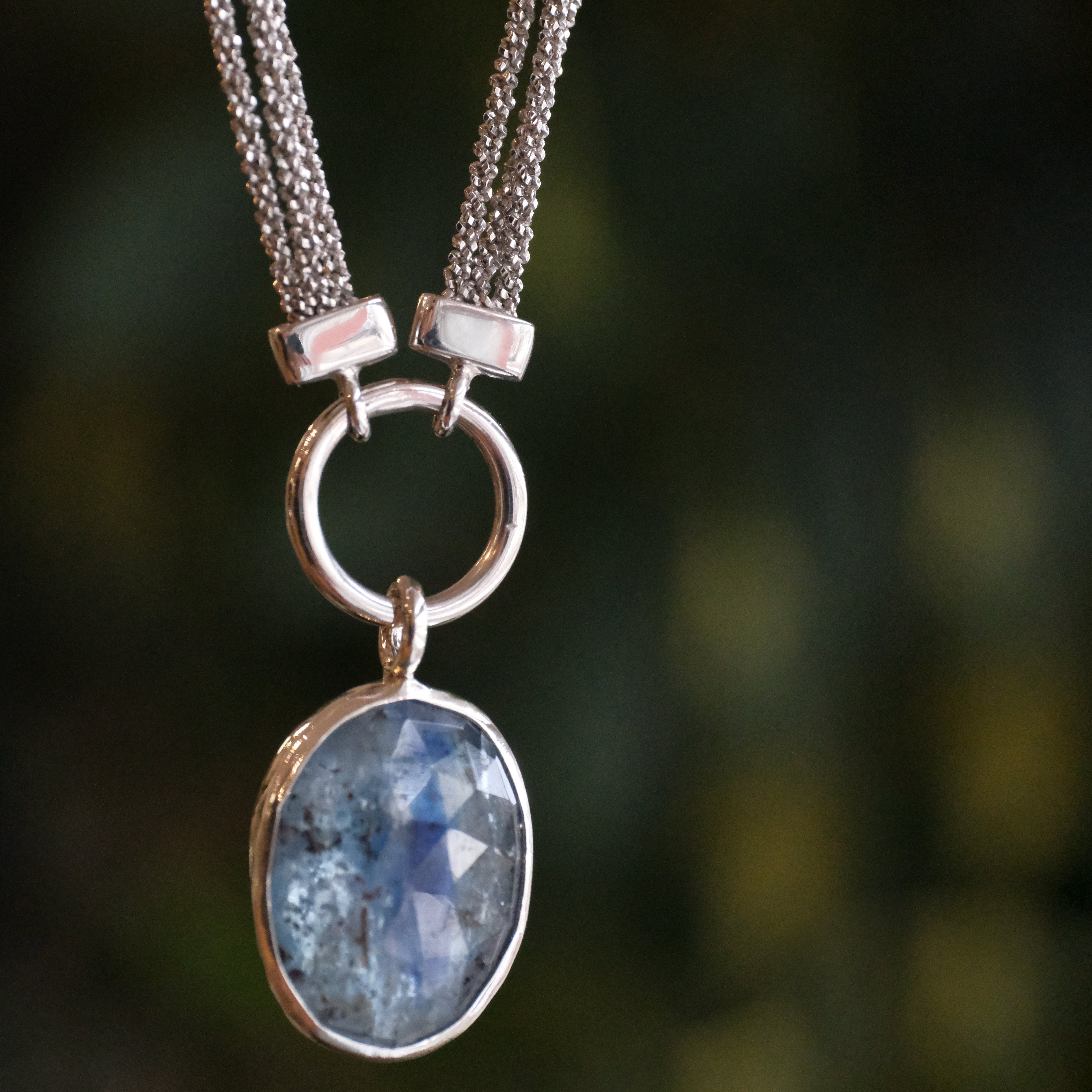 Blue Kyanite Malta Necklace - One of a Kind