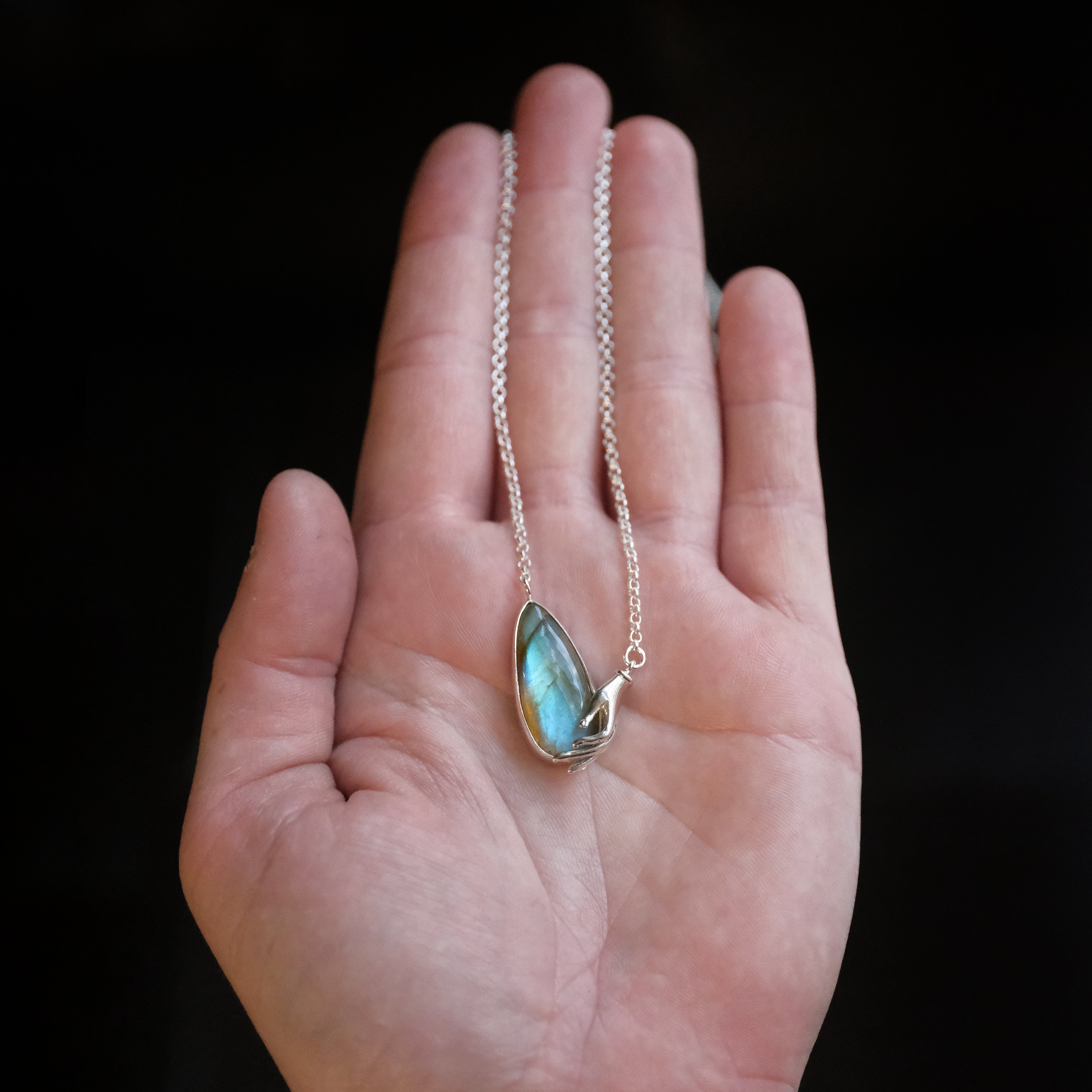 Labradorite Mercy Necklace - One of a Kind