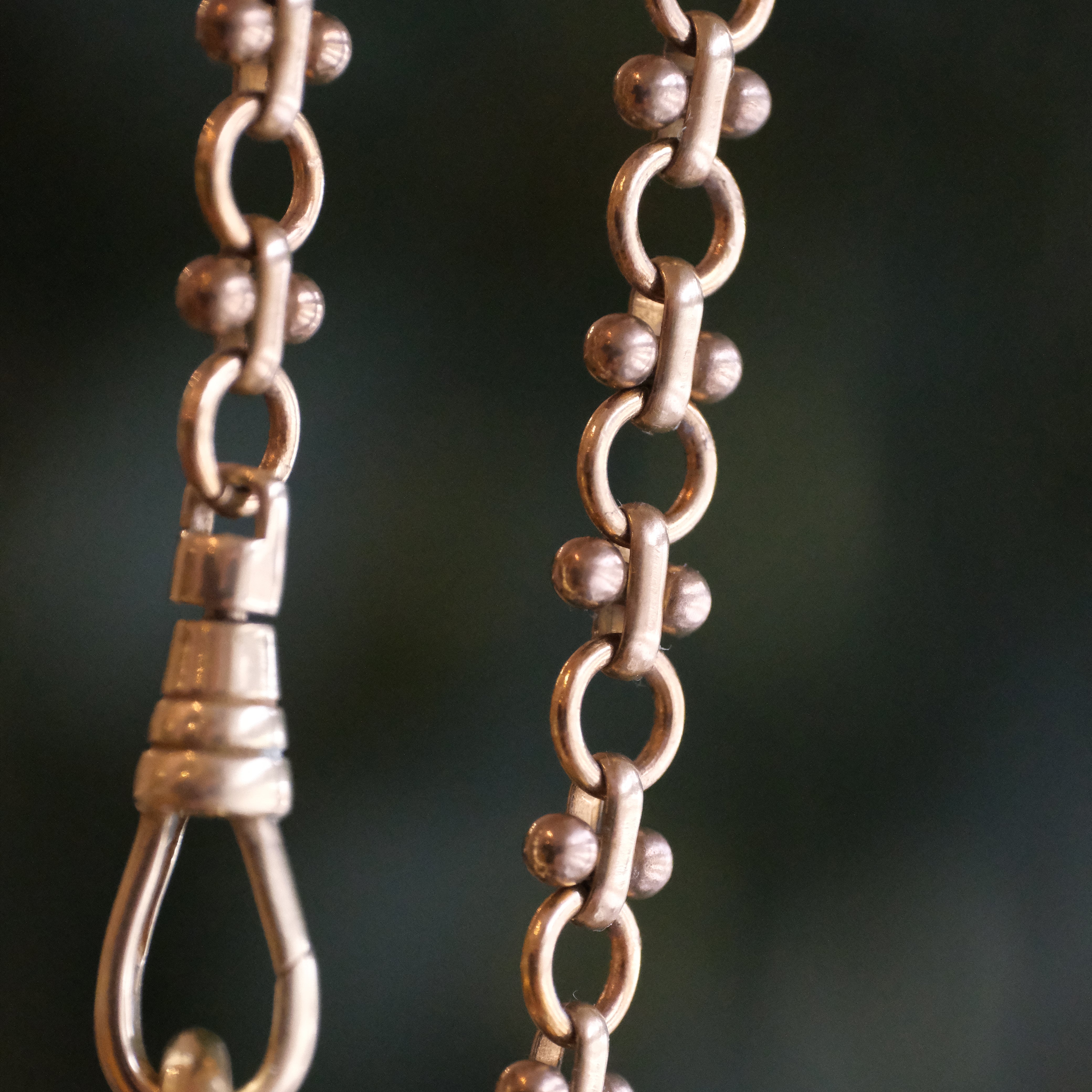 Brass Charm Holder Chain Necklace
