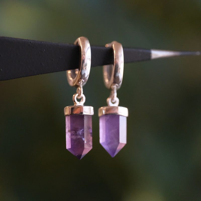 Amethyst + Sterling Malta Choker - One of a Kind