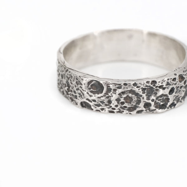 Sterling Lunar Ring (Size 9.5) - One of a Kind