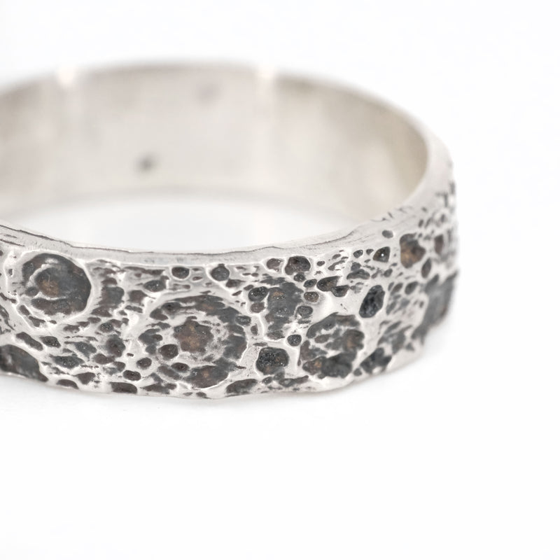 Sterling Lunar Ring (Size 9.5) - One of a Kind