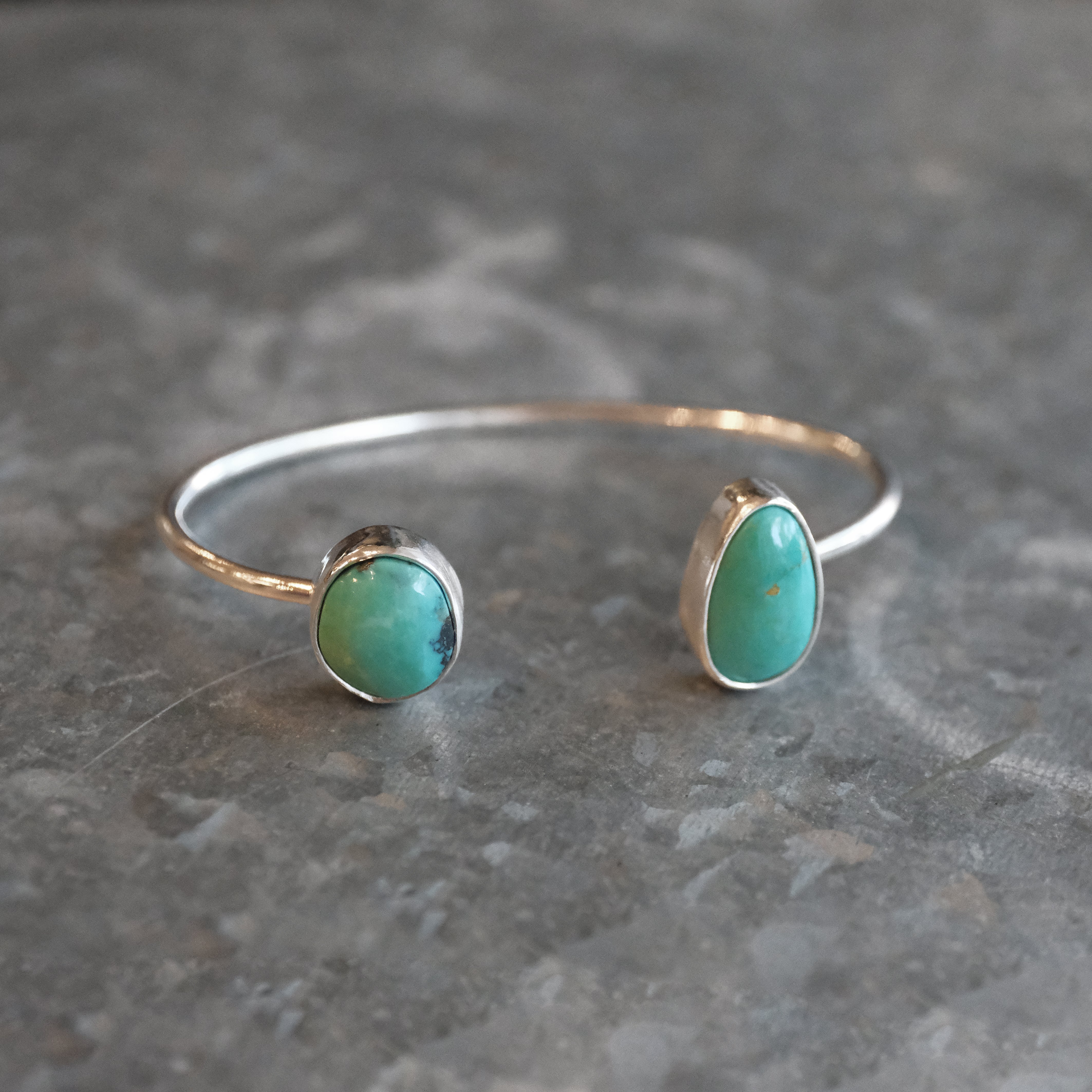 Turquoise Duo Cuff - One of a Kind