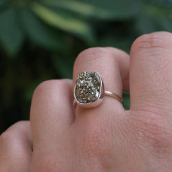 350 AD Constans Bronze Roman Coin Ring (Size 8) - One of a Kind