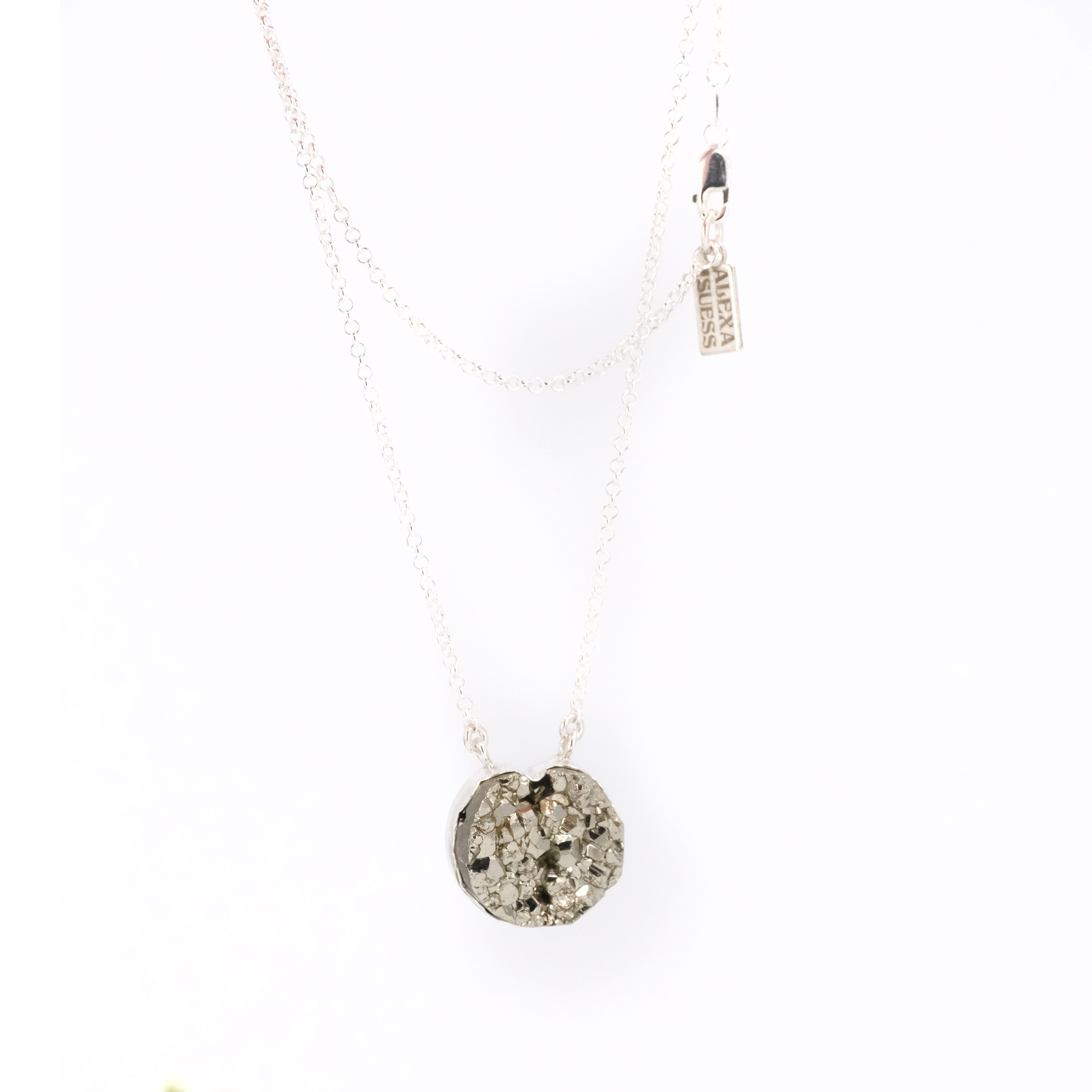 Pyrite Crevasse Necklace - One of a Kind