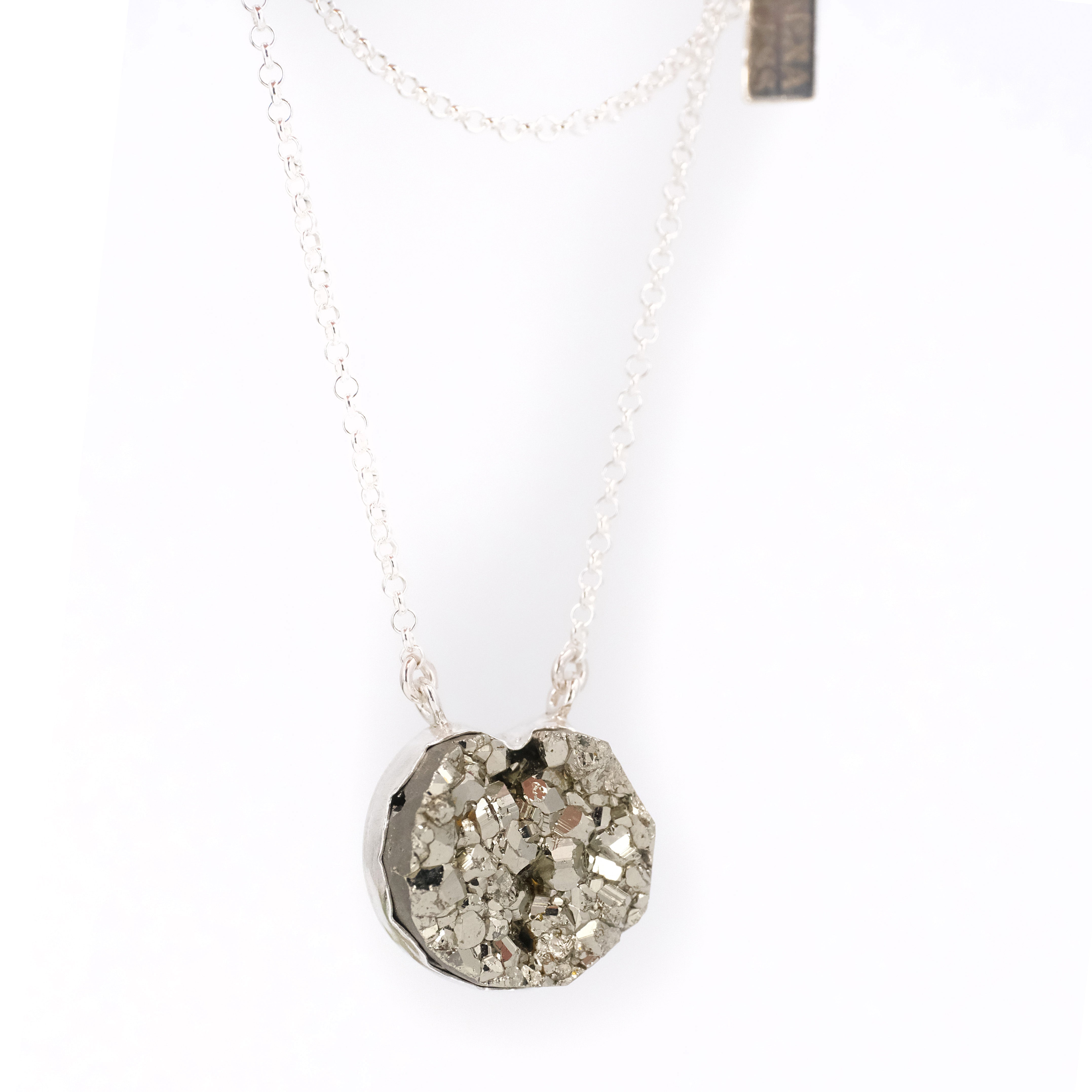 Pyrite Crevasse Necklace - One of a Kind