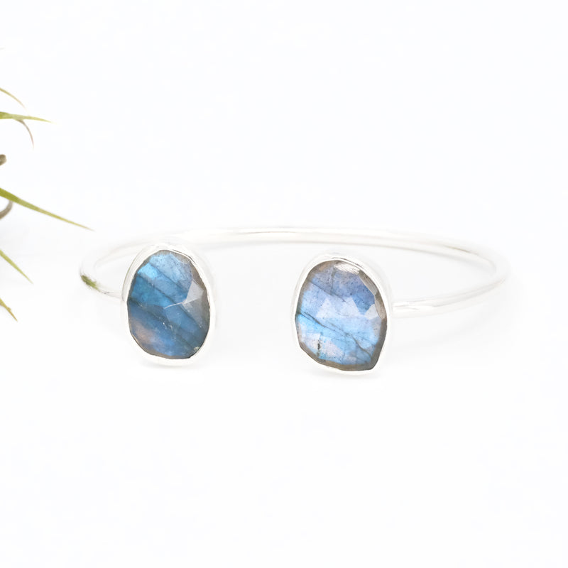 Labradorite Duo Cuff - One of a Kind