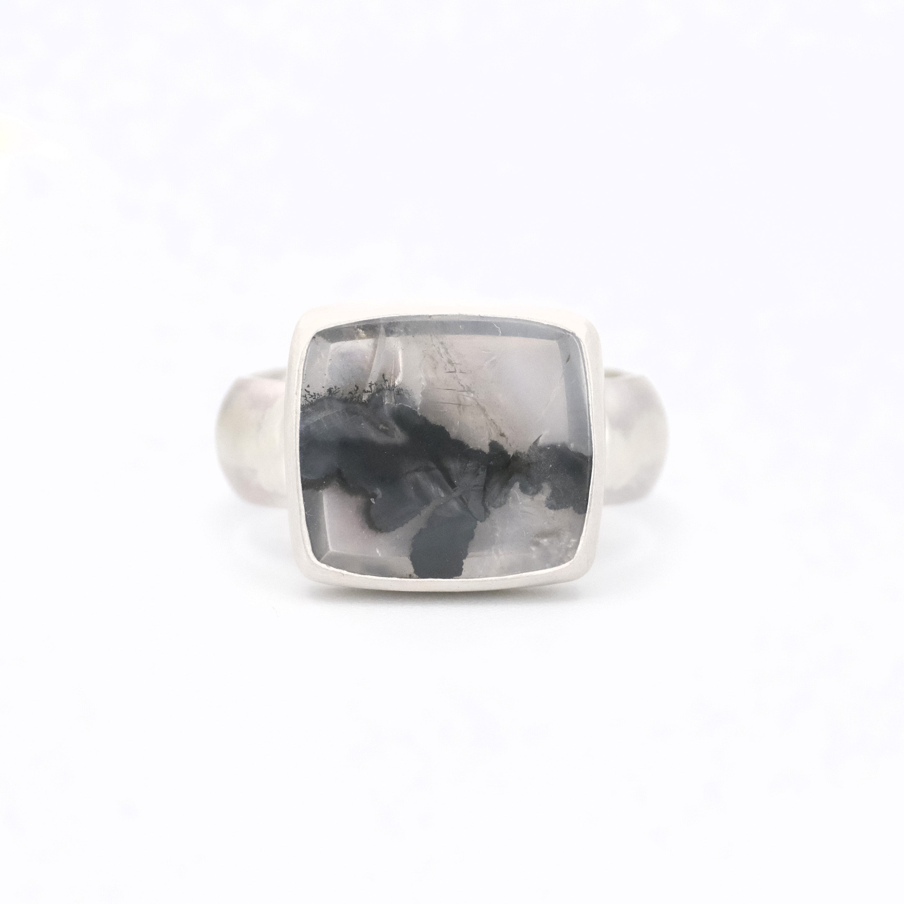 Dendritic Quartz Refinery Ring (Size 8) - One of a Kind