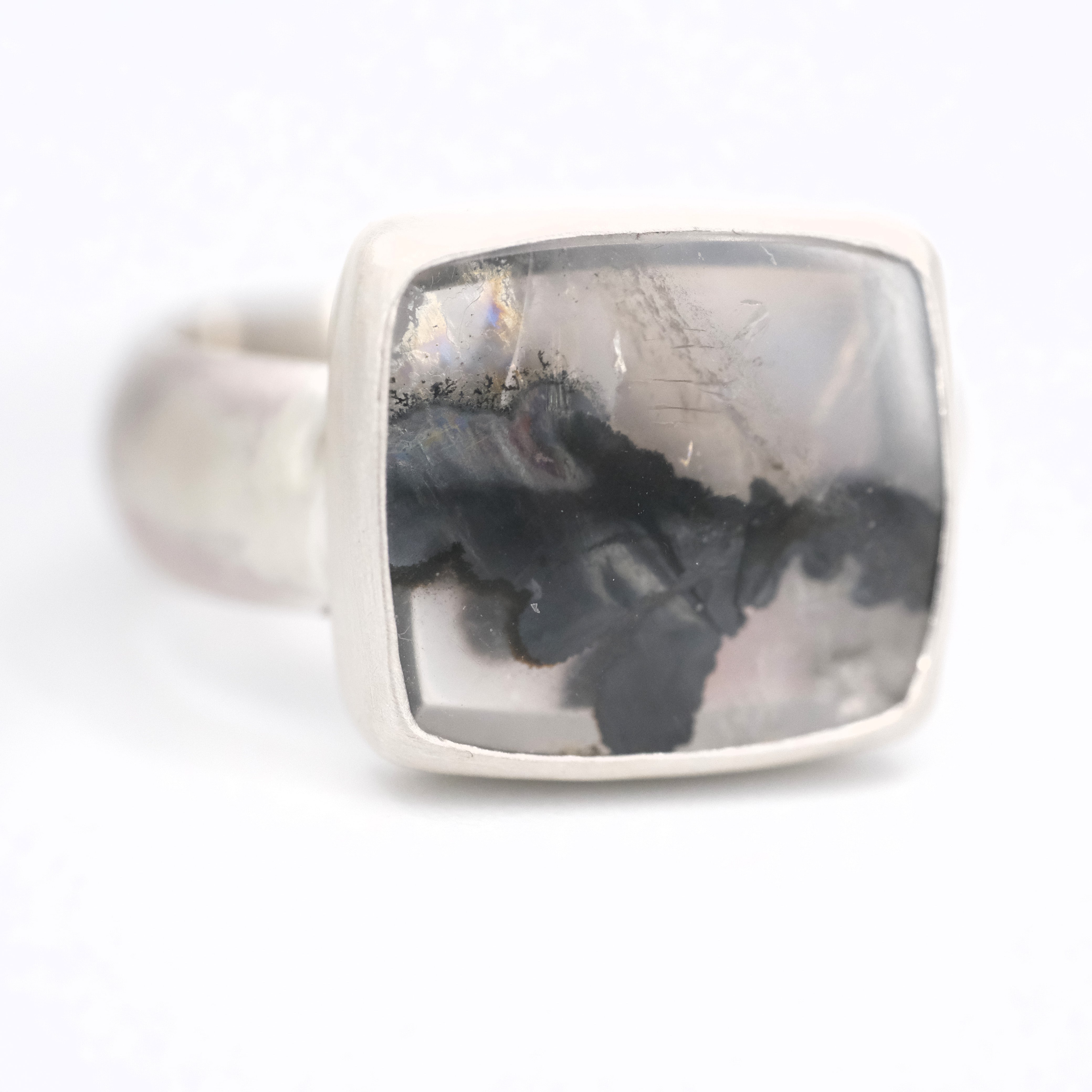 Dendritic Quartz Refinery Ring (Size 8) - One of a Kind