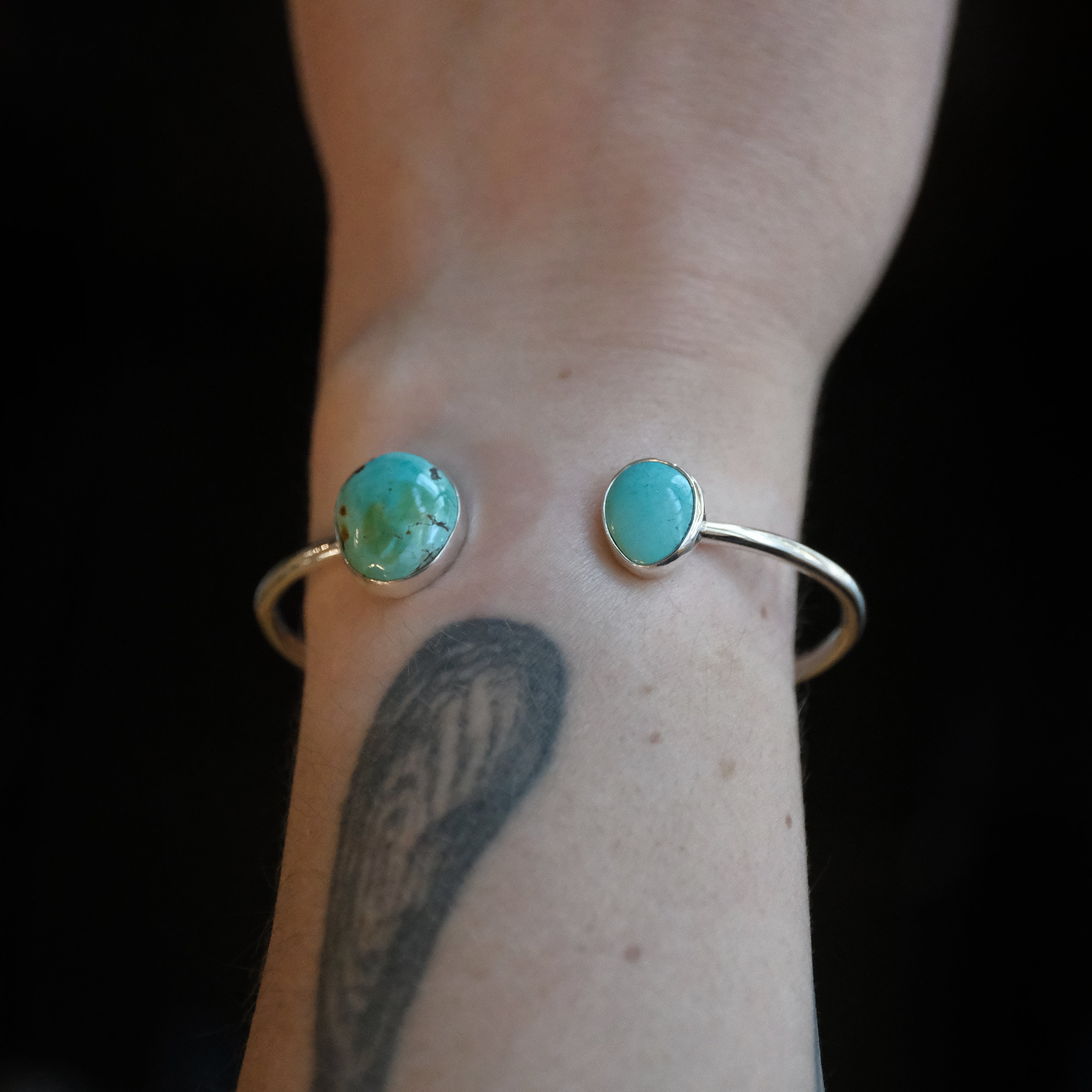 Turquoise Duo Cuff - One of a Kind