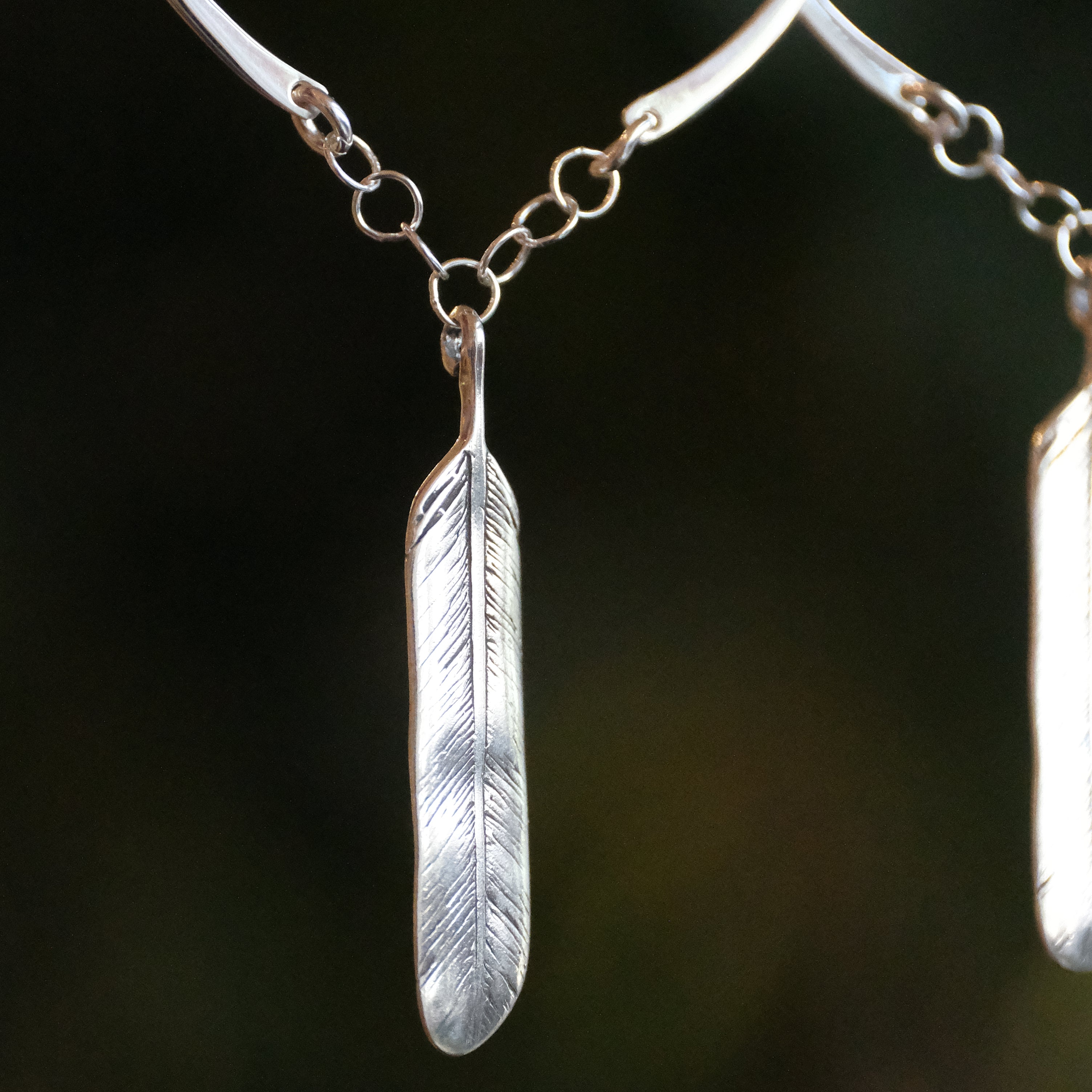 Featherly Sterling Earrings