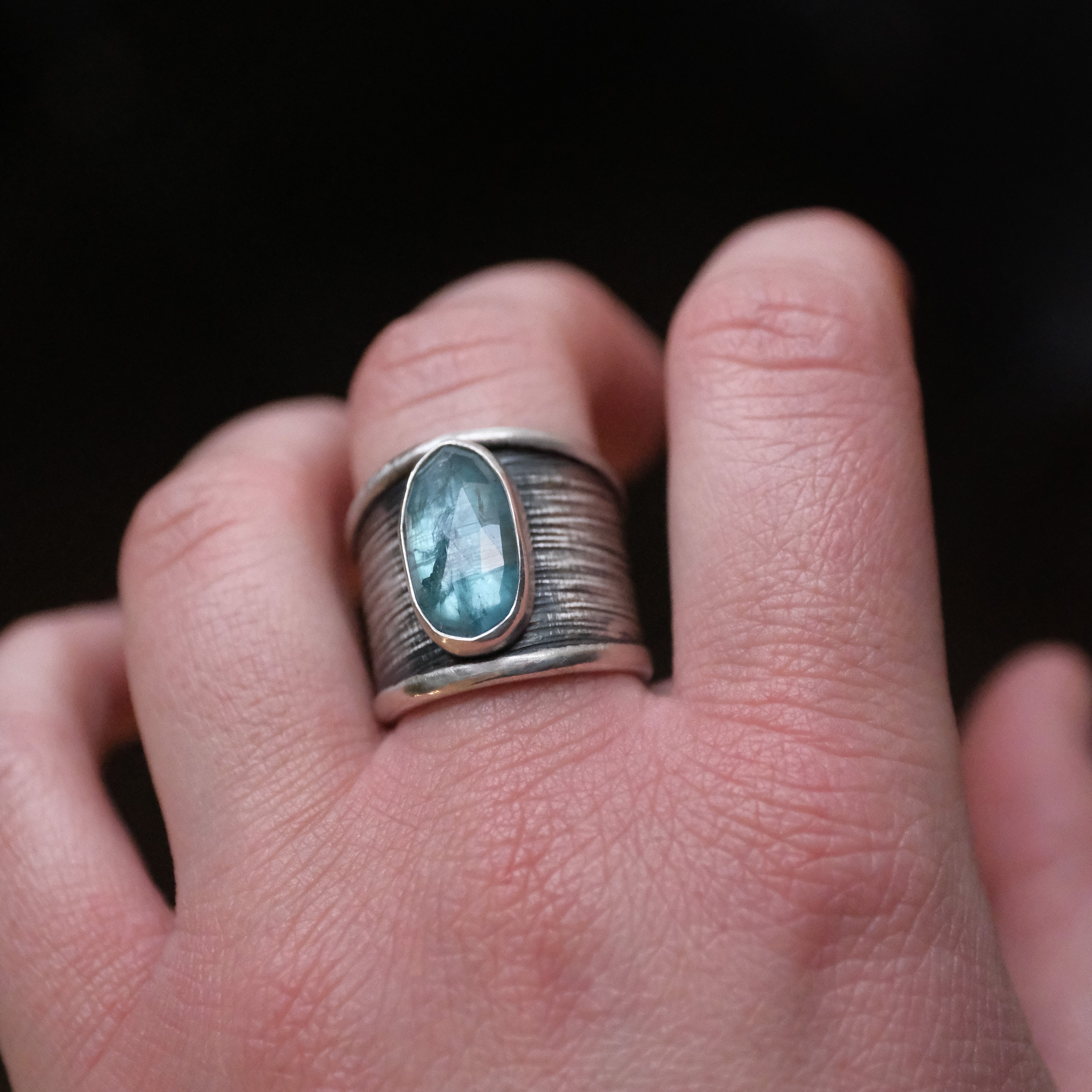 Sterling + Kyanite Winslow Ring - One of a Kind