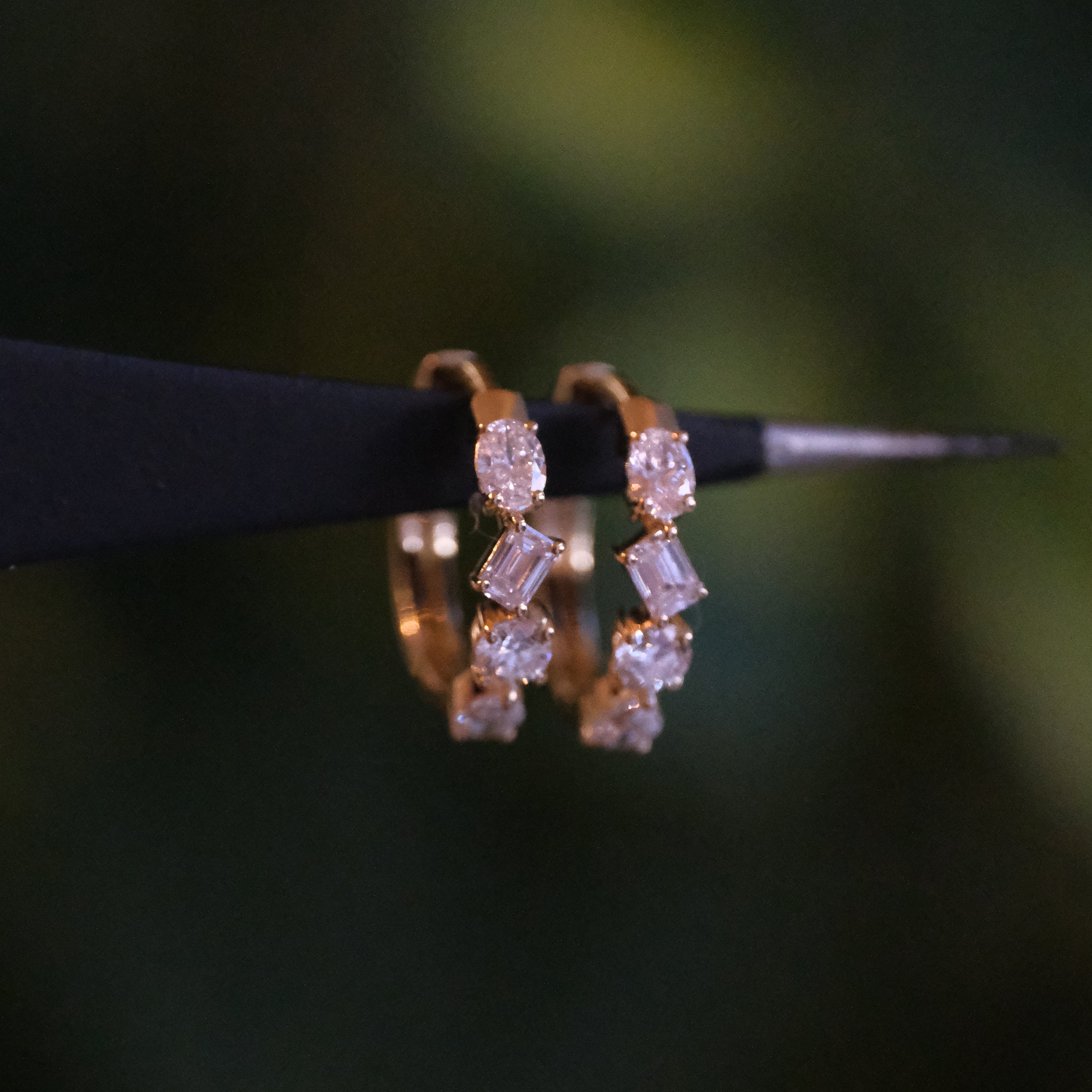 14k + Lab Diamond Party Huggers