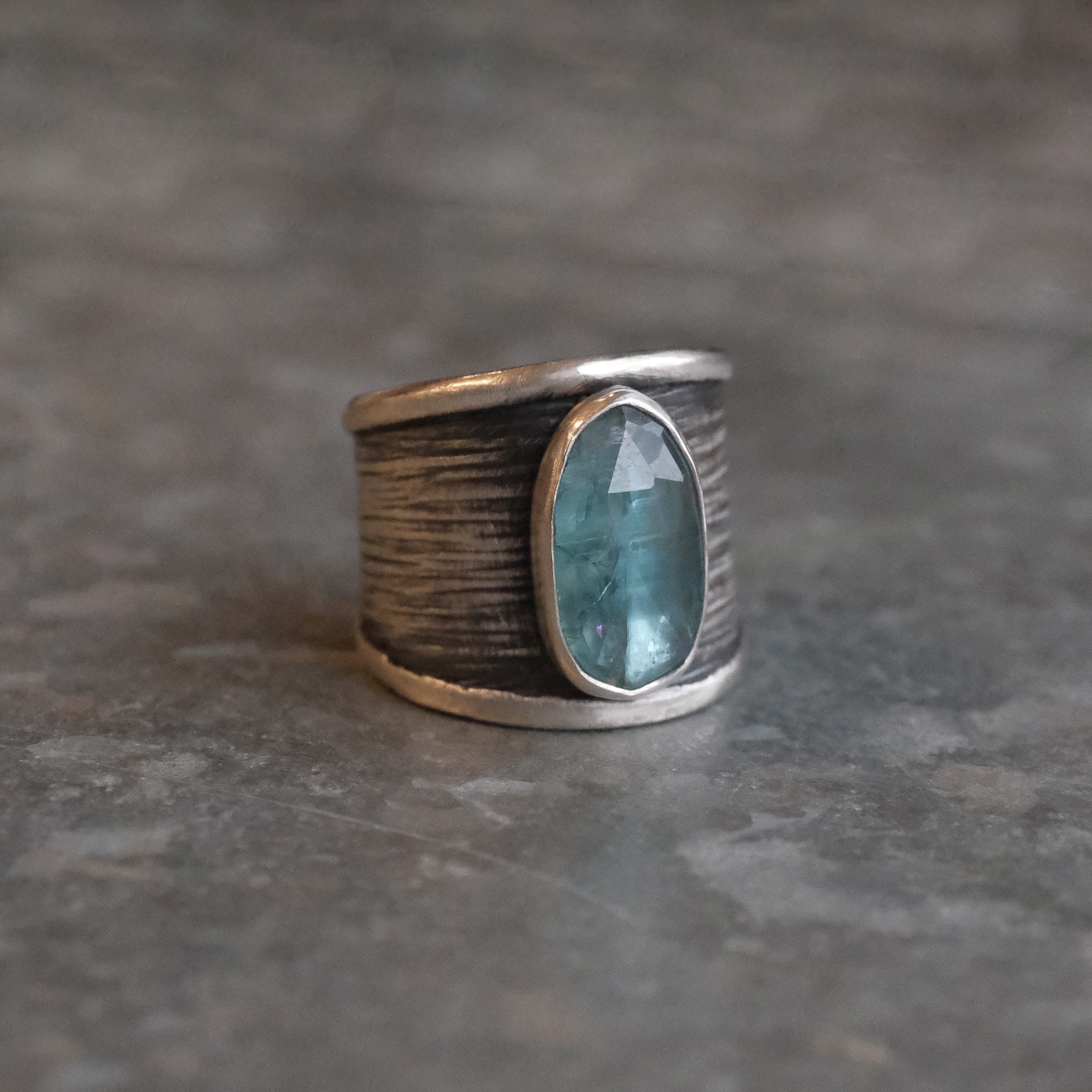 Sterling + Kyanite Winslow Ring - One of a Kind