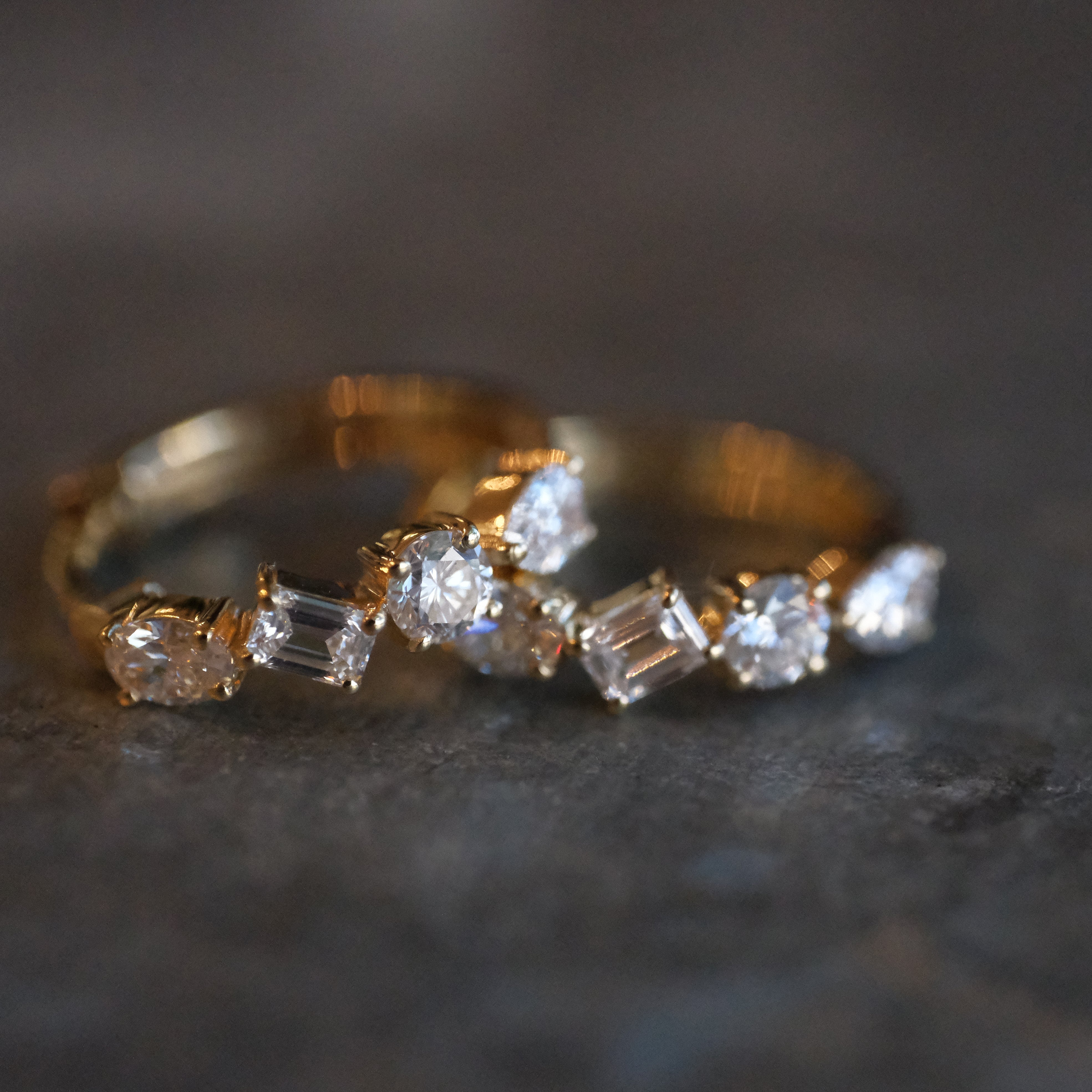 14k + Lab Diamond Party Huggers