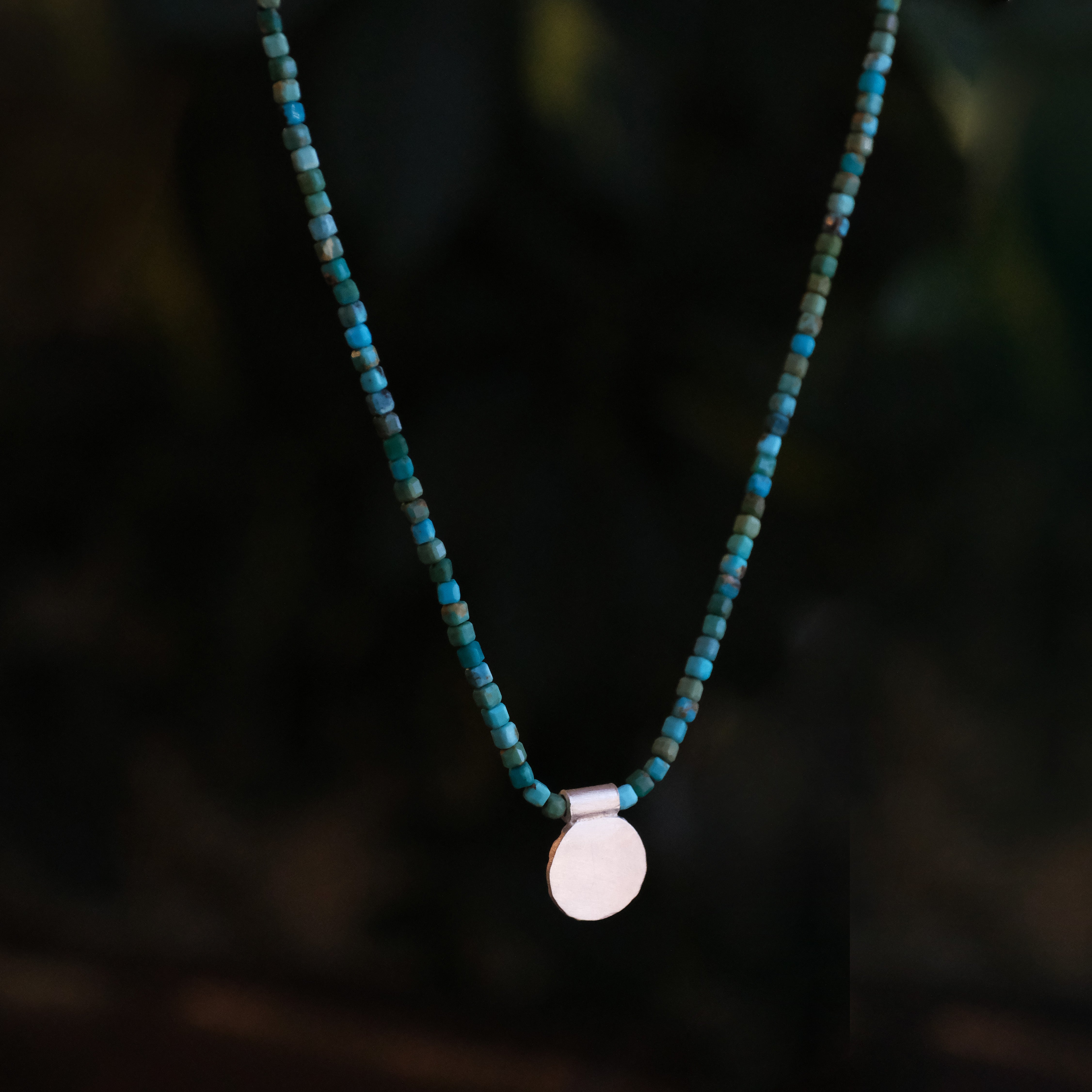 Turquoise + Sterling Salma Necklace
