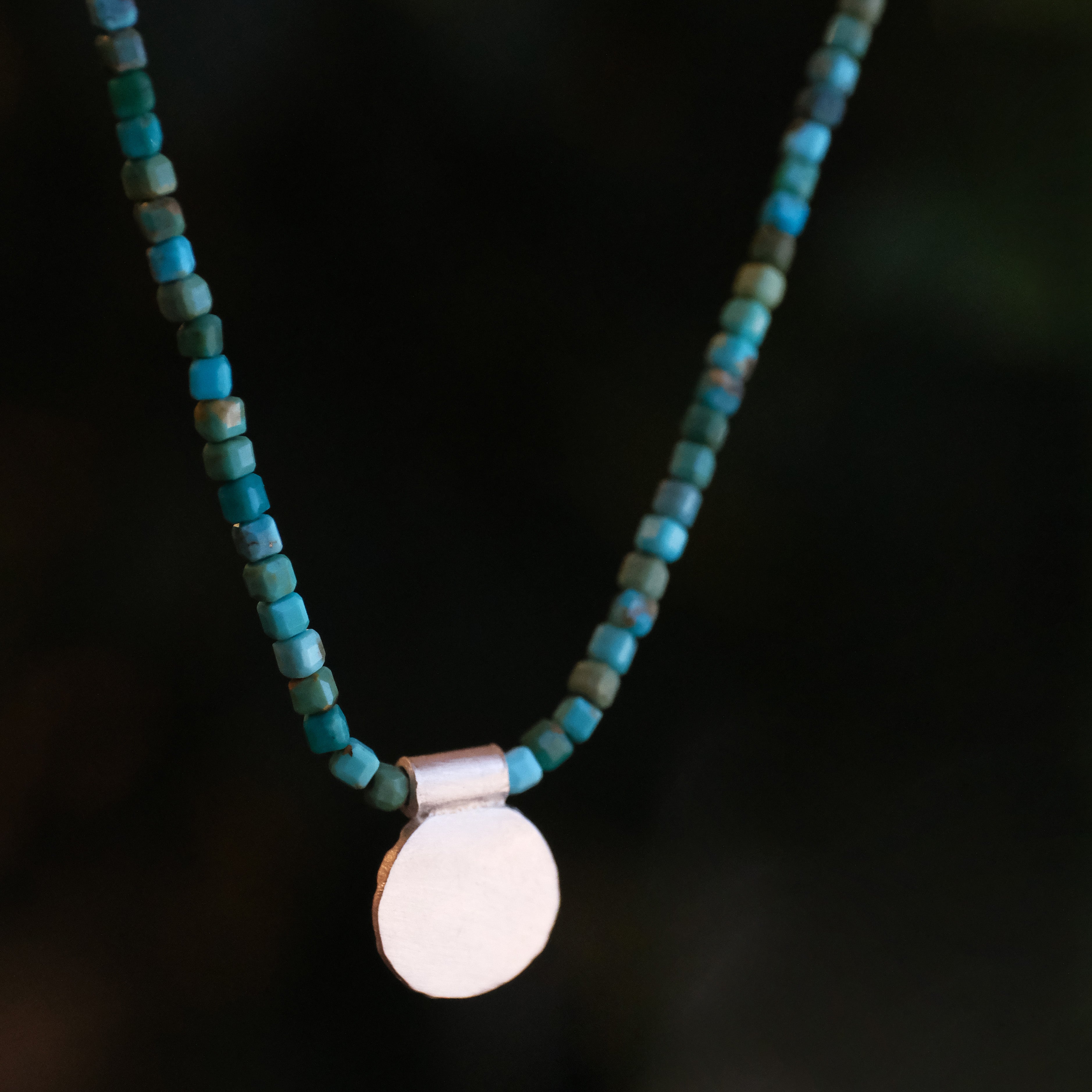 Turquoise + Sterling Salma Necklace