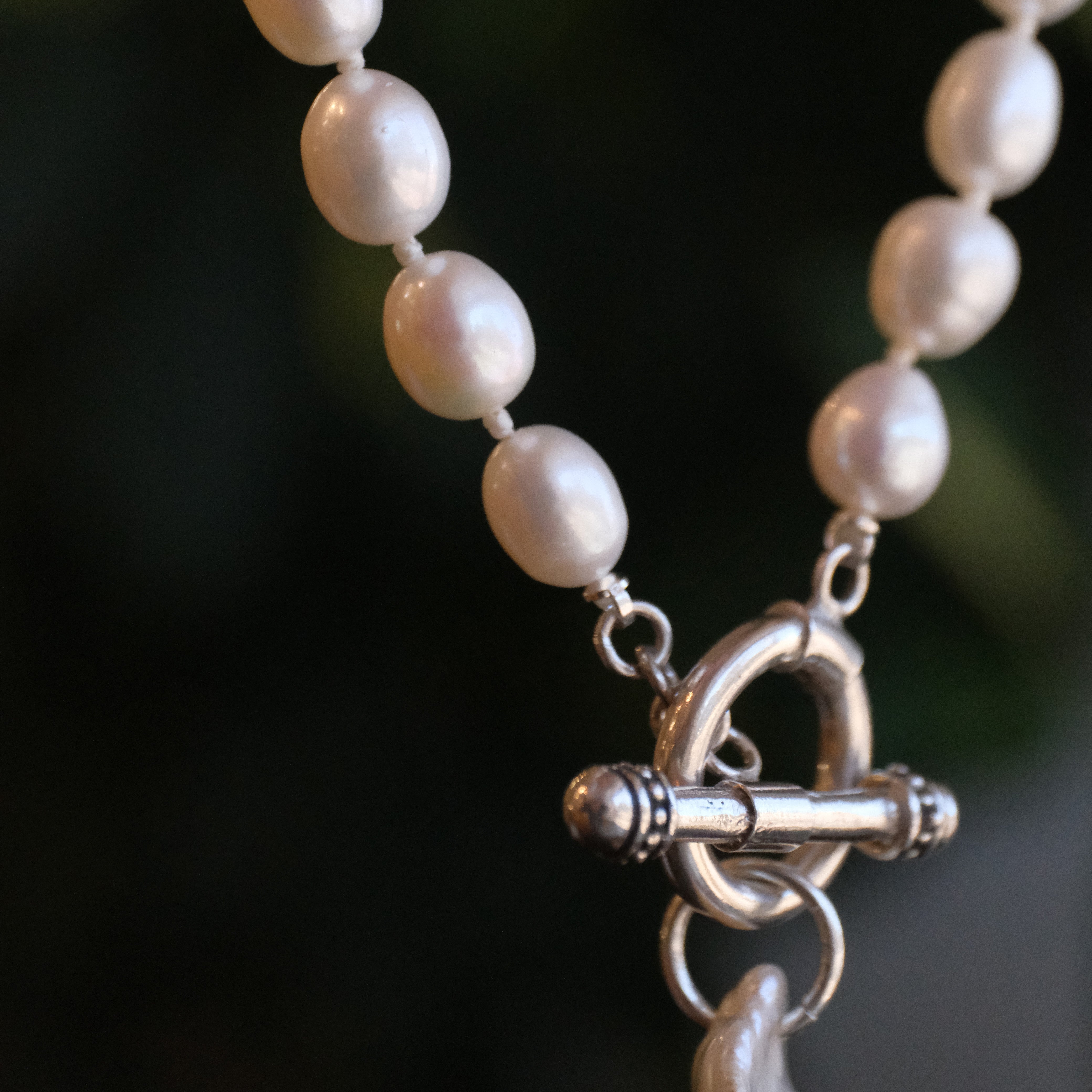 Into White Pearl + Sterling Necklace - One of a Kind