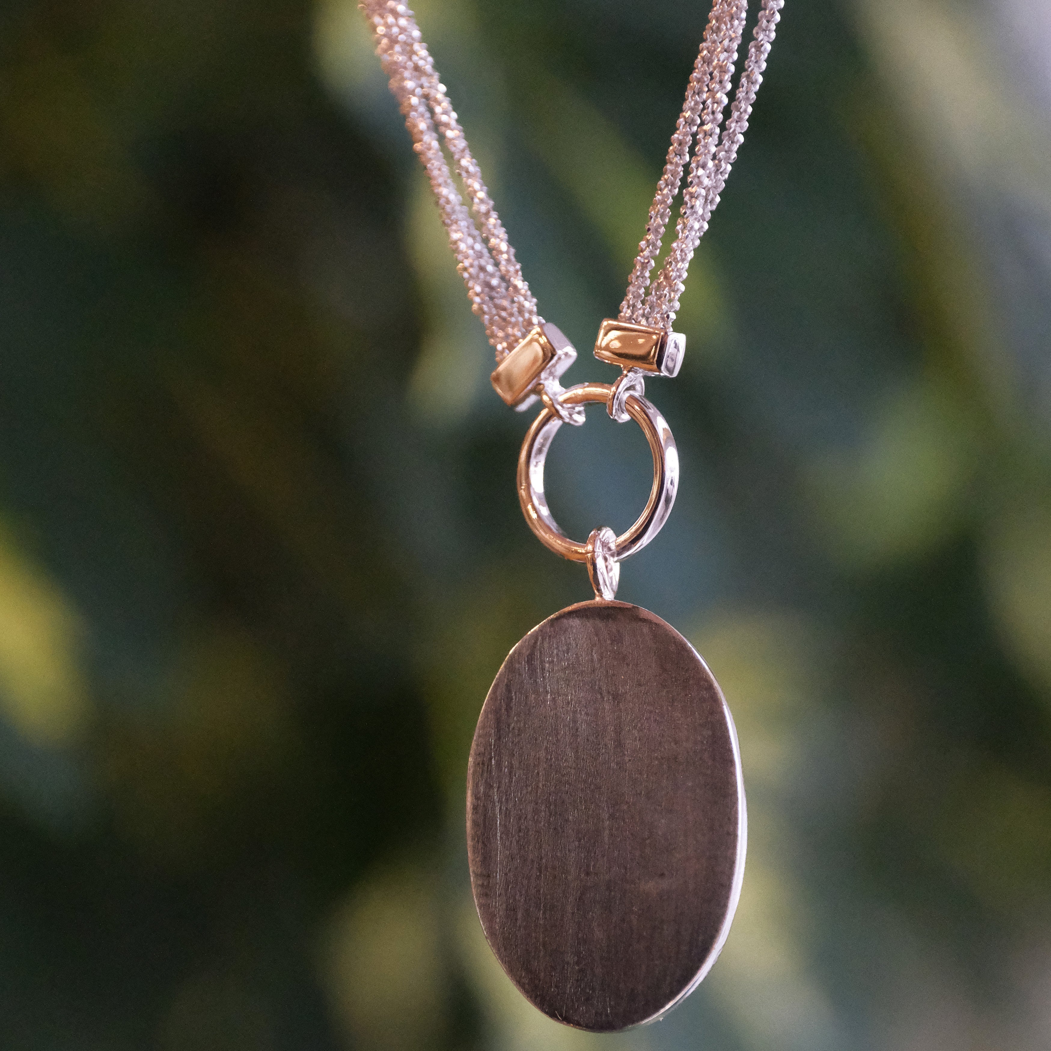 Aqua Chalcedony + Sterling Malta Necklace - One of a Kind