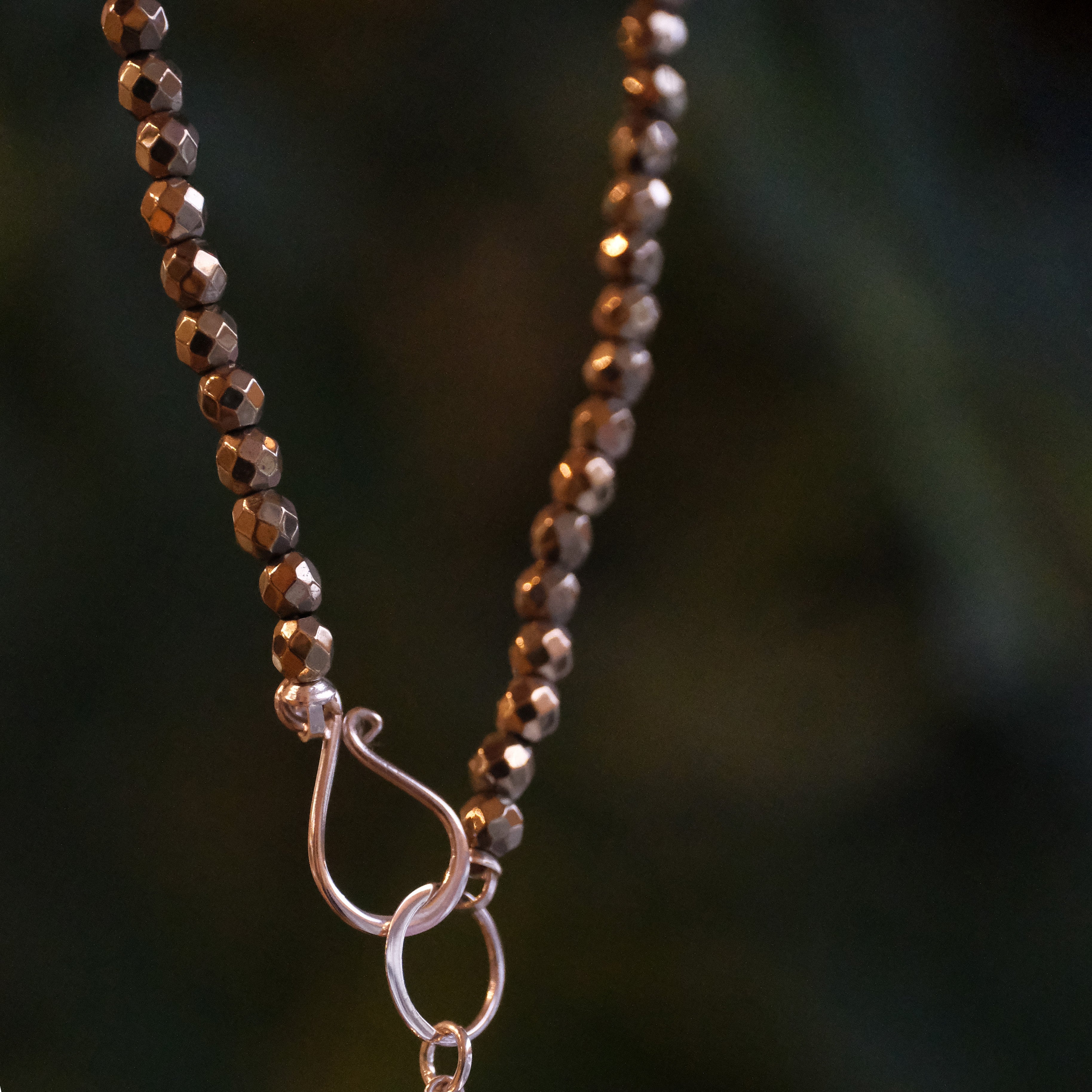 Pyrite + Sterling Forever Locket - One of a Kind