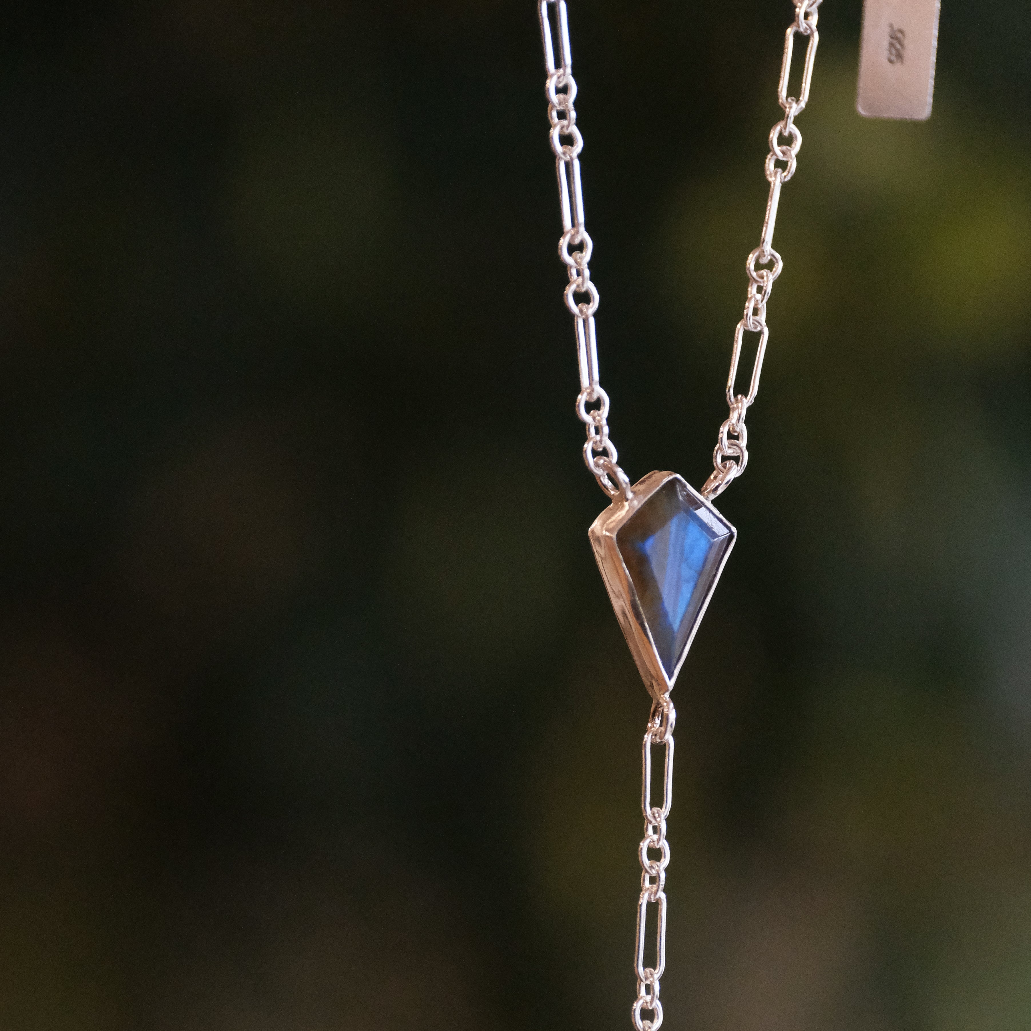 Labradorite + Sterling Kyber Necklace - One of a Kind