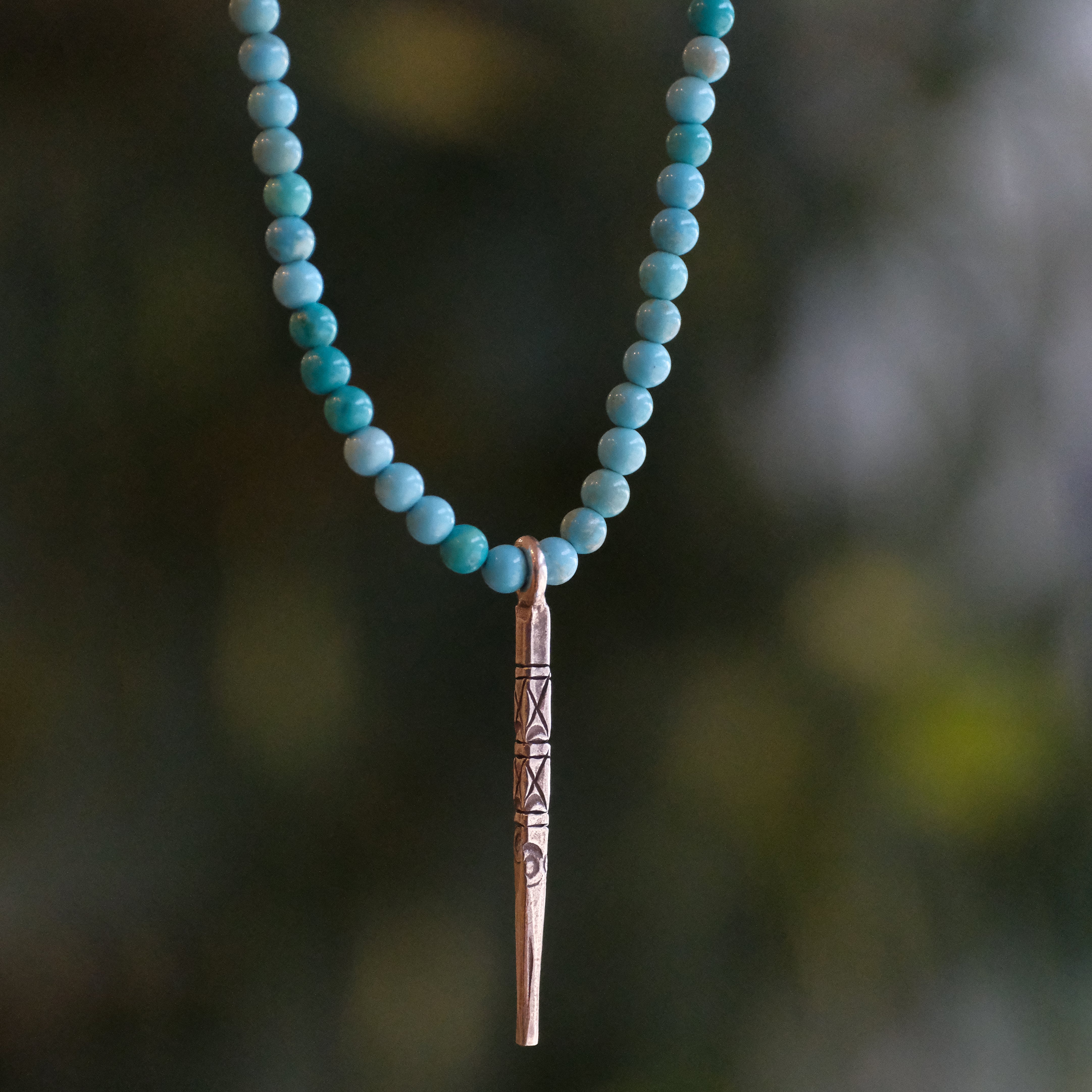 Ojani Turquoise + Sterling Necklace - One of a Kind