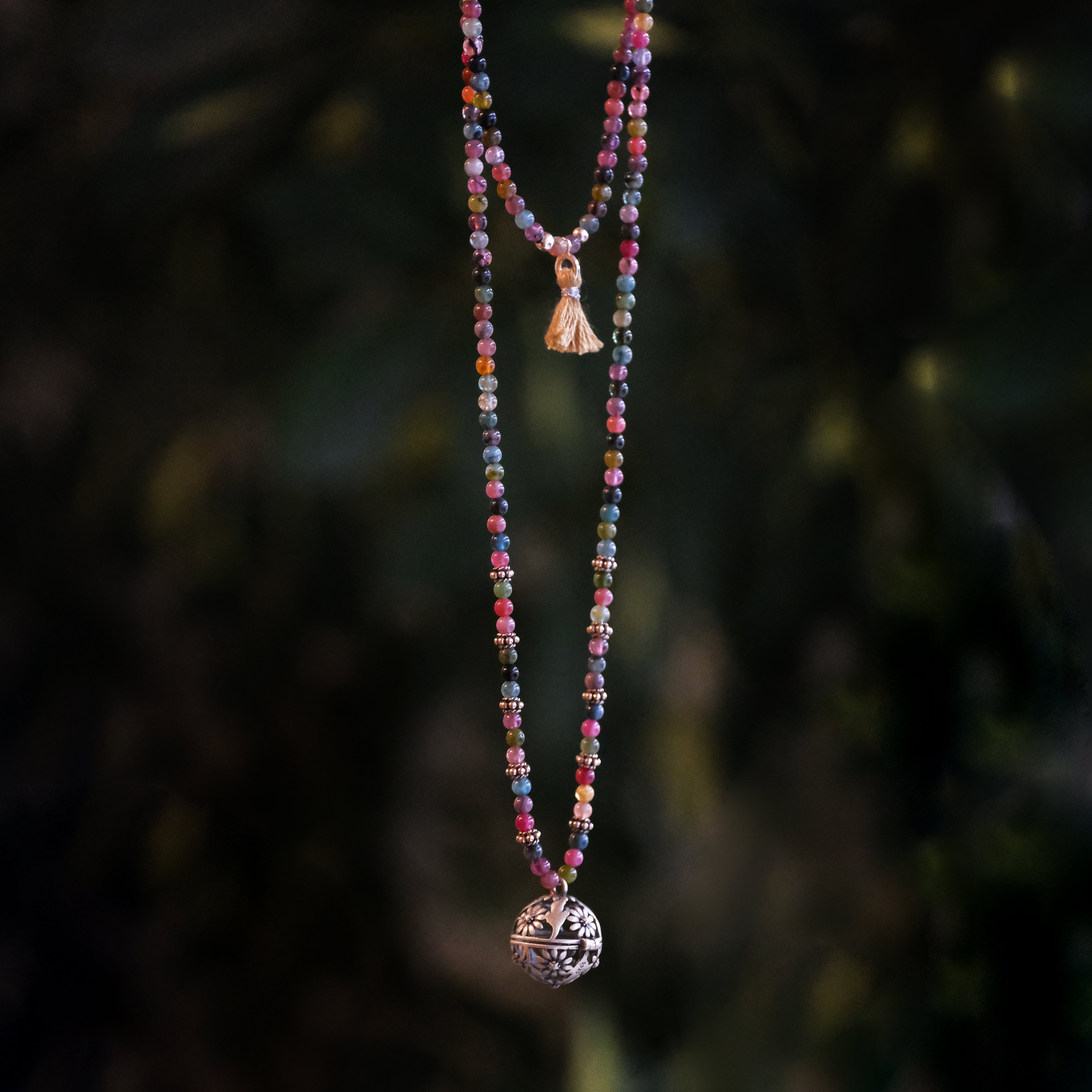 Tourmaline + Sterling Fae Locket - One of a Kind