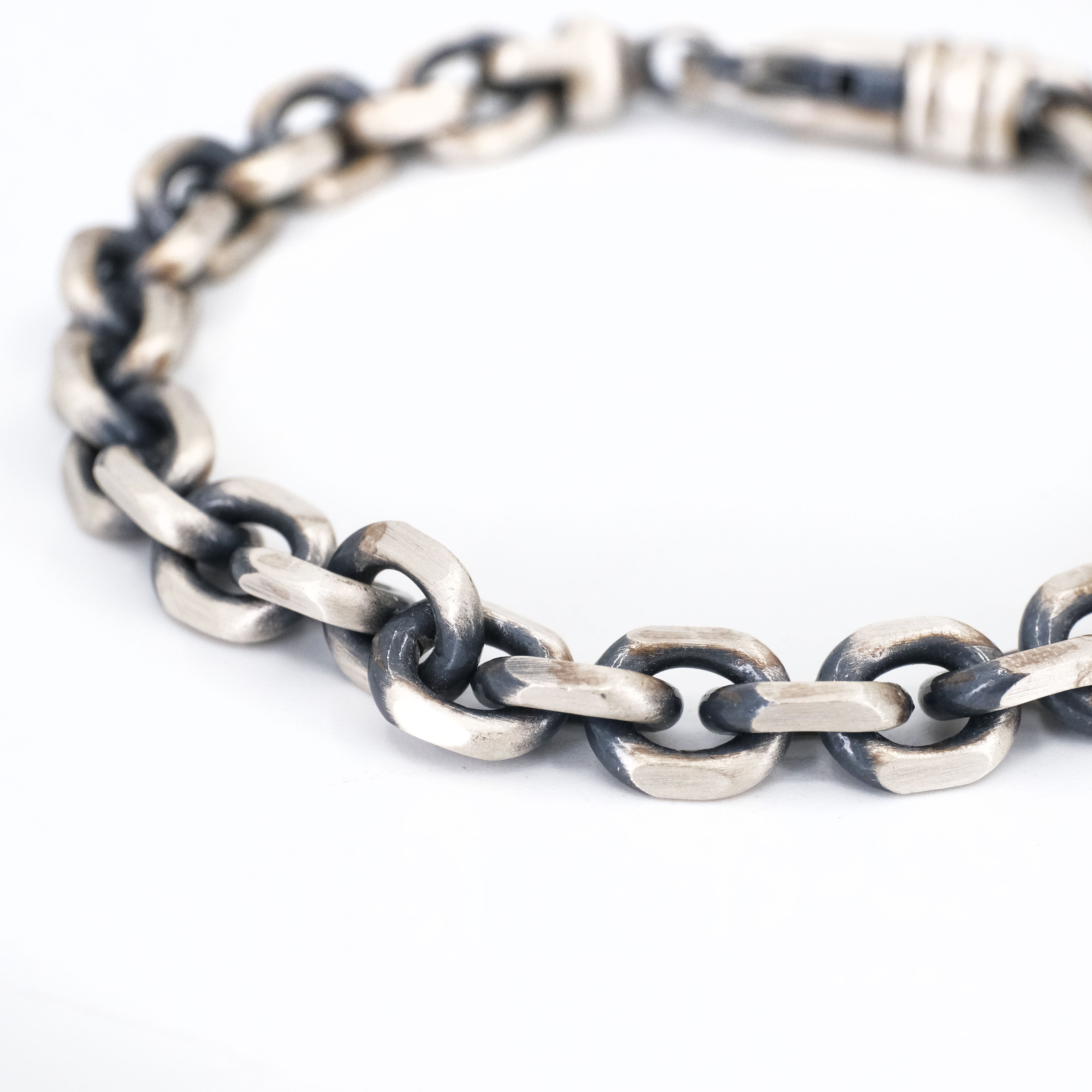 Heavy Metal Sterling Chain Bracelet