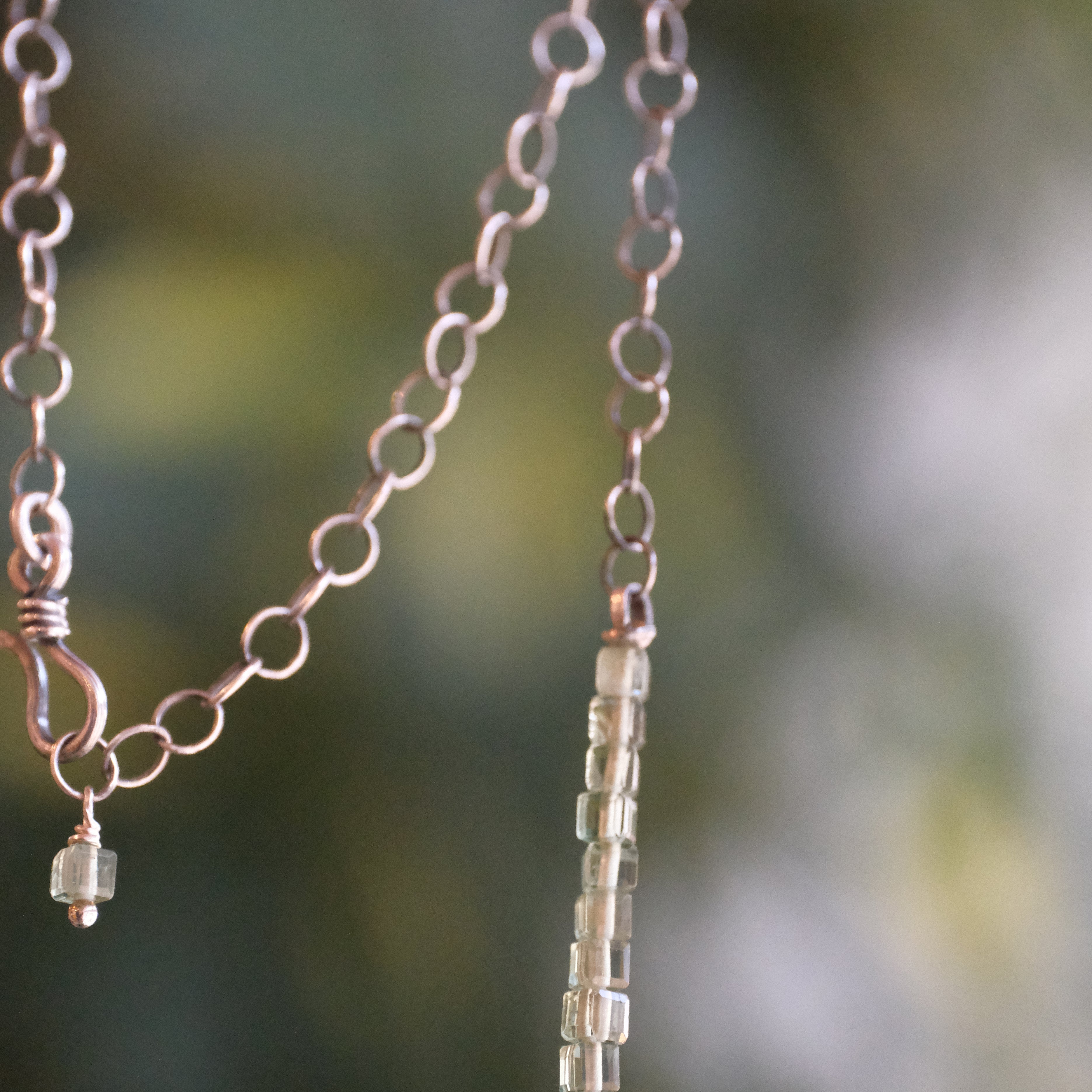 Ojani Green Apatite + Sterling Necklace - One of a Kind