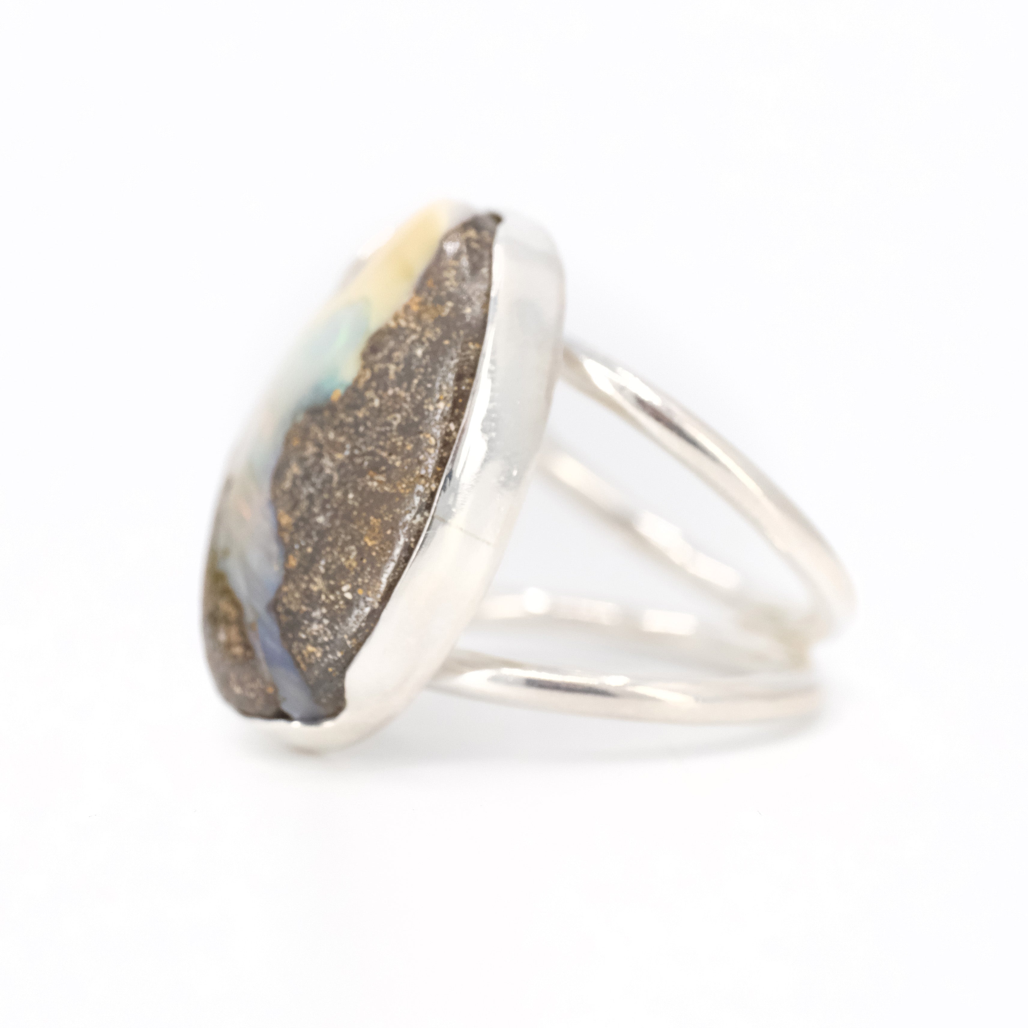 Australian Opal Ravine Ring (Size 7) - One of a Kind