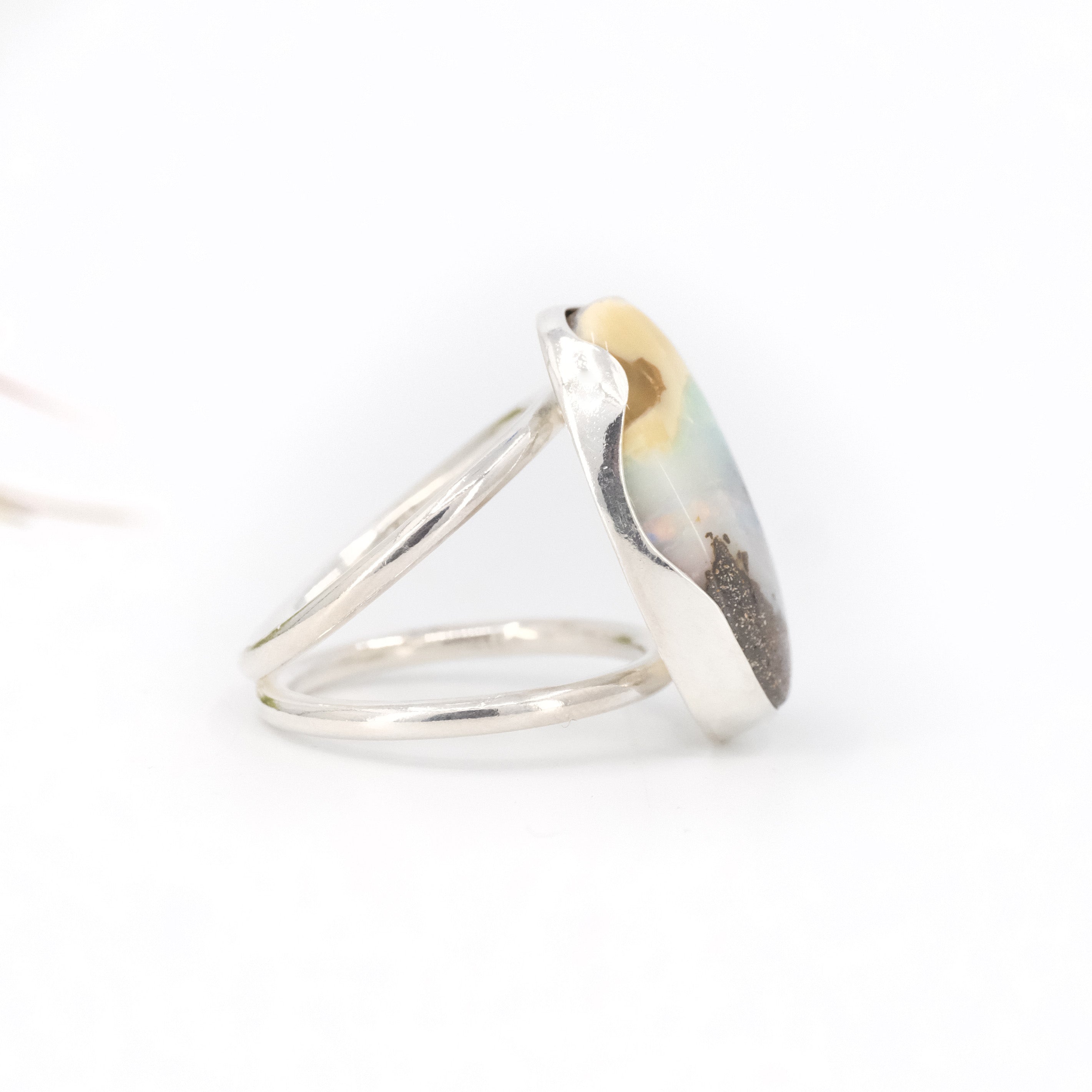 Australian Opal Ravine Ring (Size 7) - One of a Kind